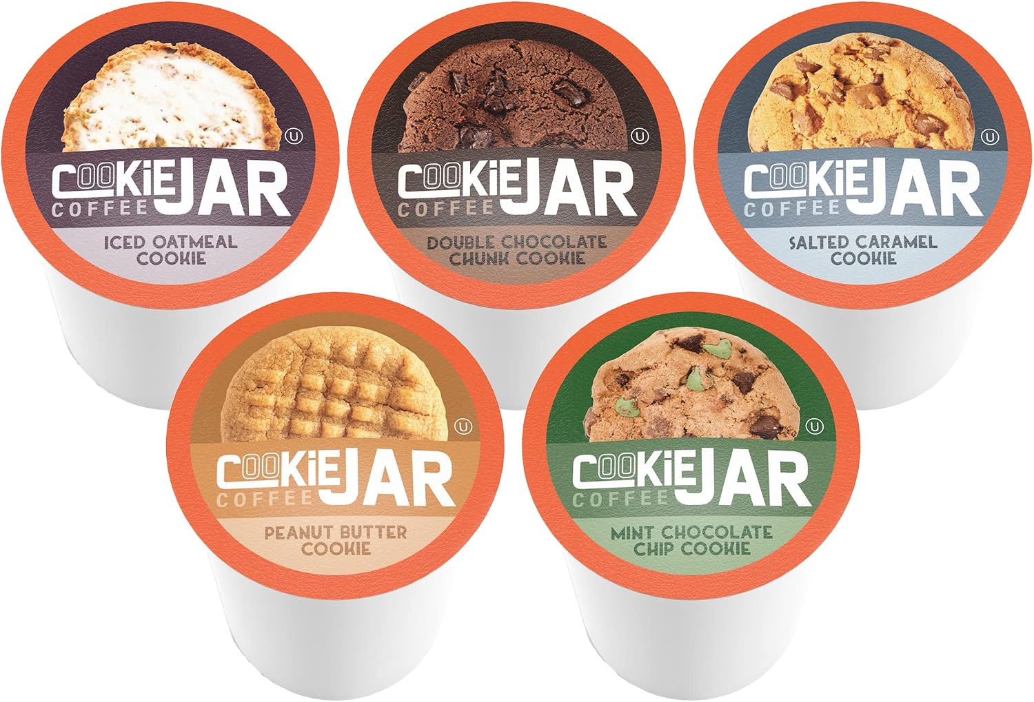 Cookie Jar Mint Chocolate Chip Flavored Coffee Pods for Keurig K Cup Brewers