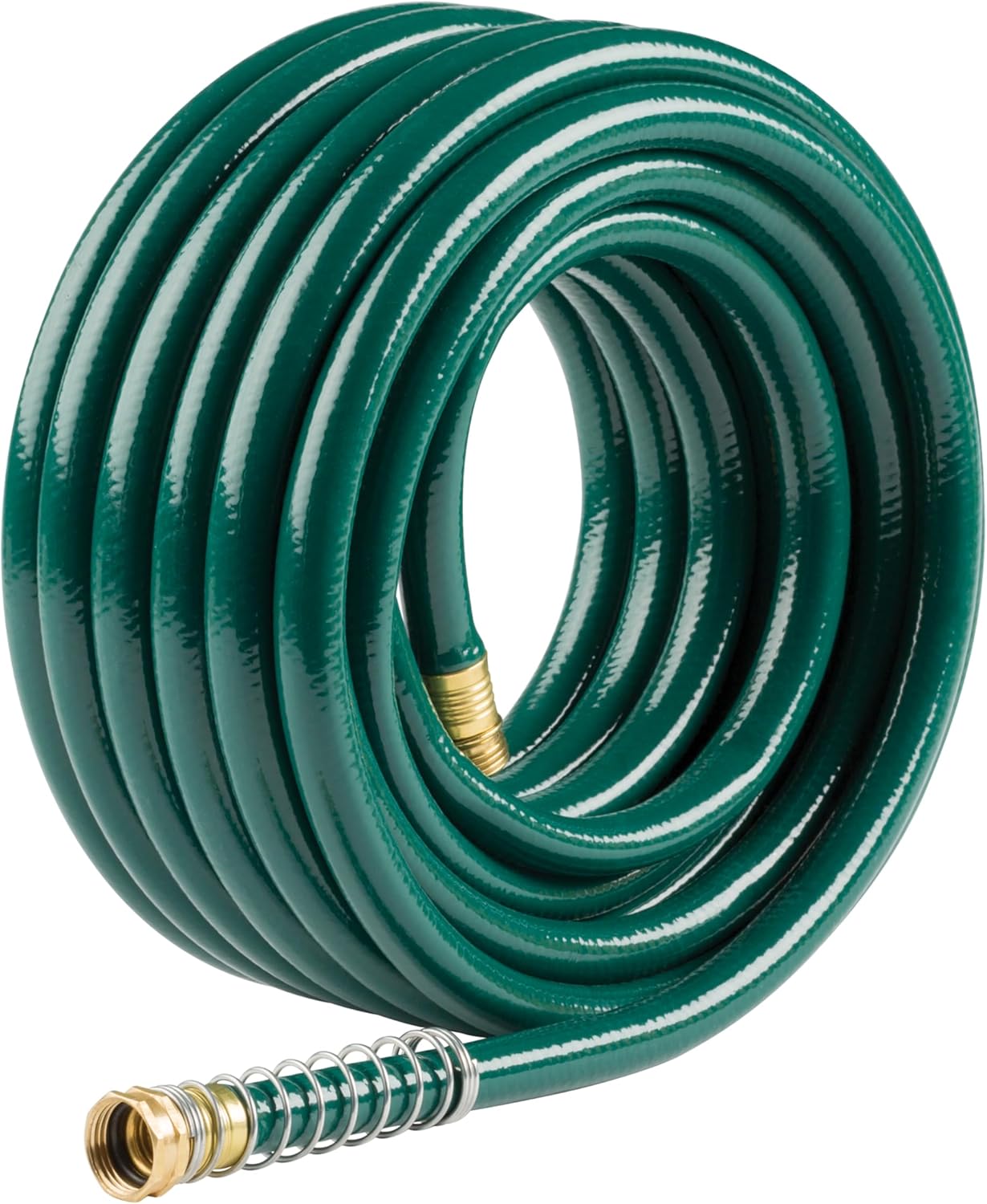Gilmour 864751-1001 75ft Heavy Duty Flexogen Garden Hose, 5/8" Diameter | Heavy Duty Build, 500 PSI, Kink-Resistant Layers, Brass Fittings, All-Weather Durability, Made in USA
