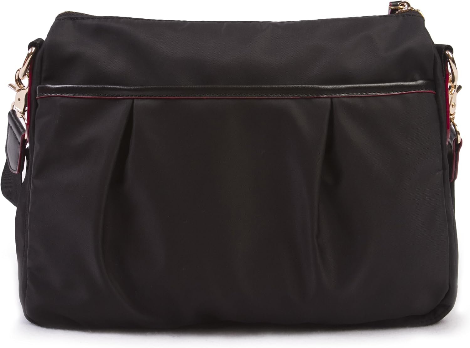 Nylon Crossbody Bag - Premium Lightweight Top-Zip Handbag