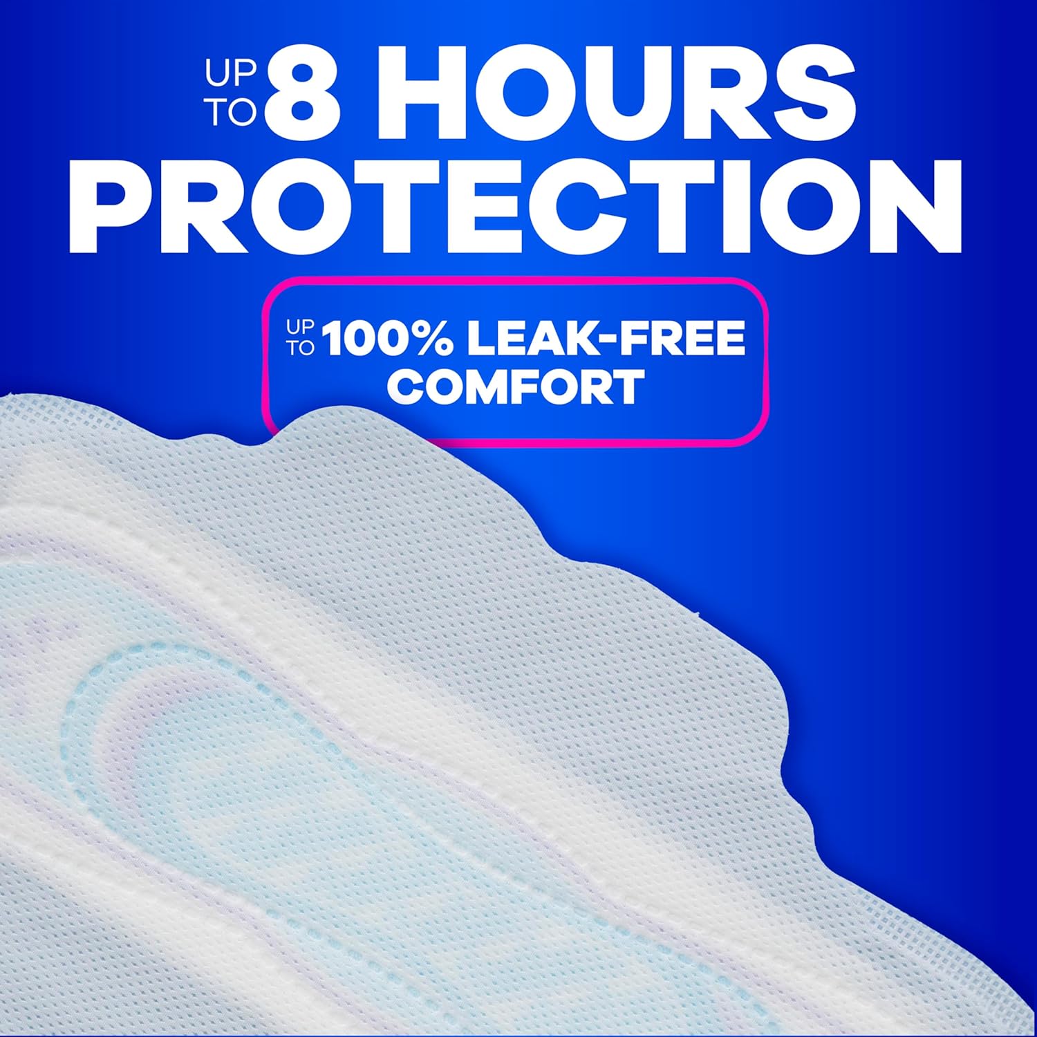 Always Ultra Thin Feminine Pads with Wings for Women, Size 3, Extra Long Super Absorbency, Unscented, Up to 100% Leak-Free Protection, 84 Count Total