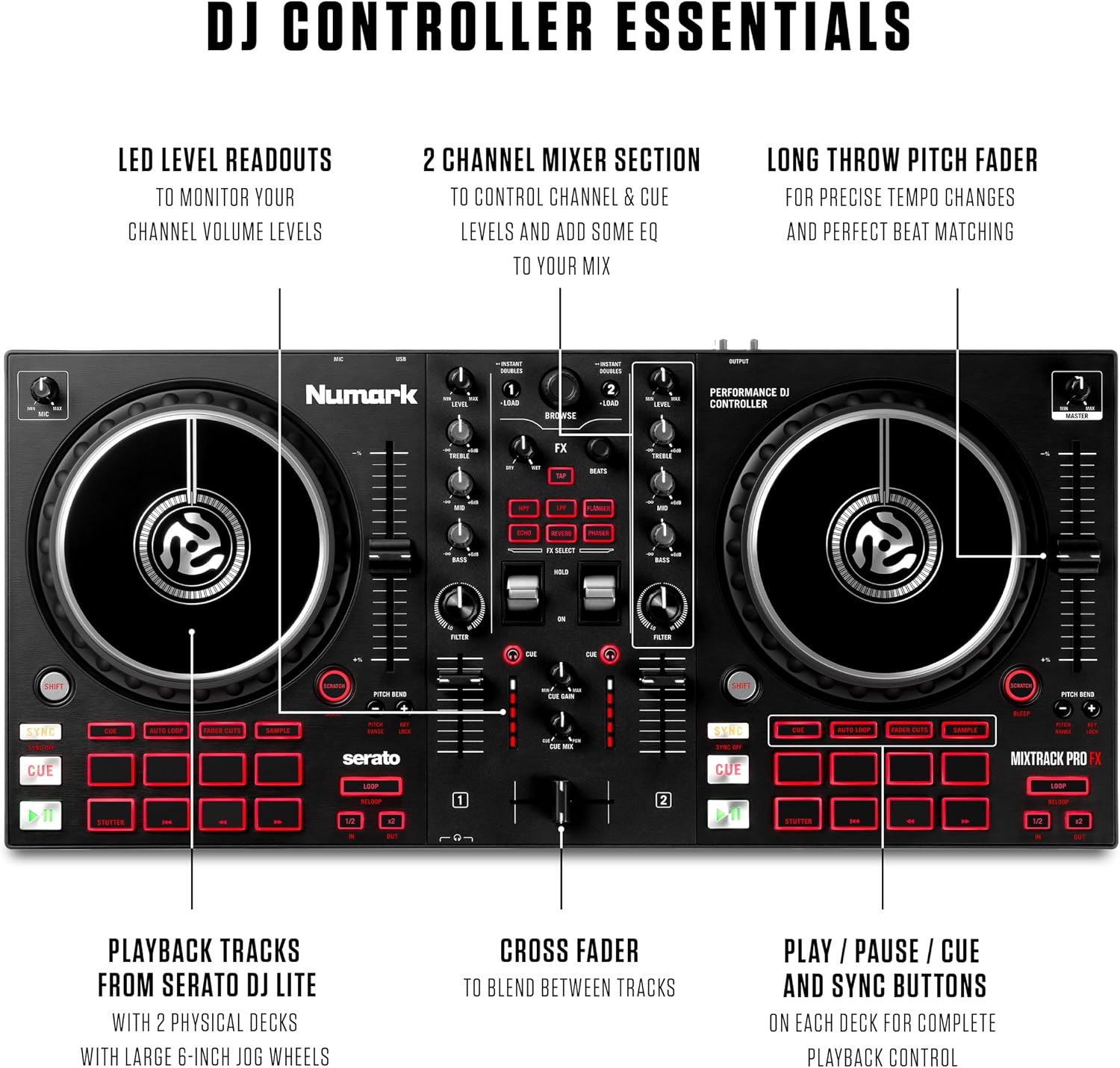 Numark Mixtrack Pro FX DJ Controller