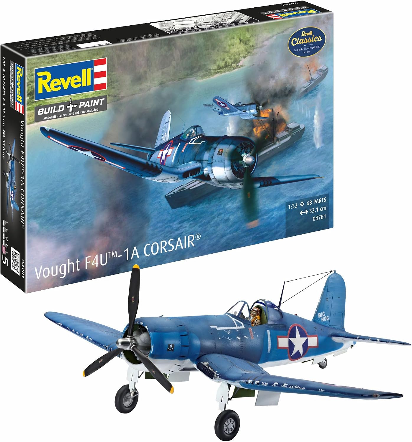 Revell of Germany Vought F4U-1A Corsair Model Kit