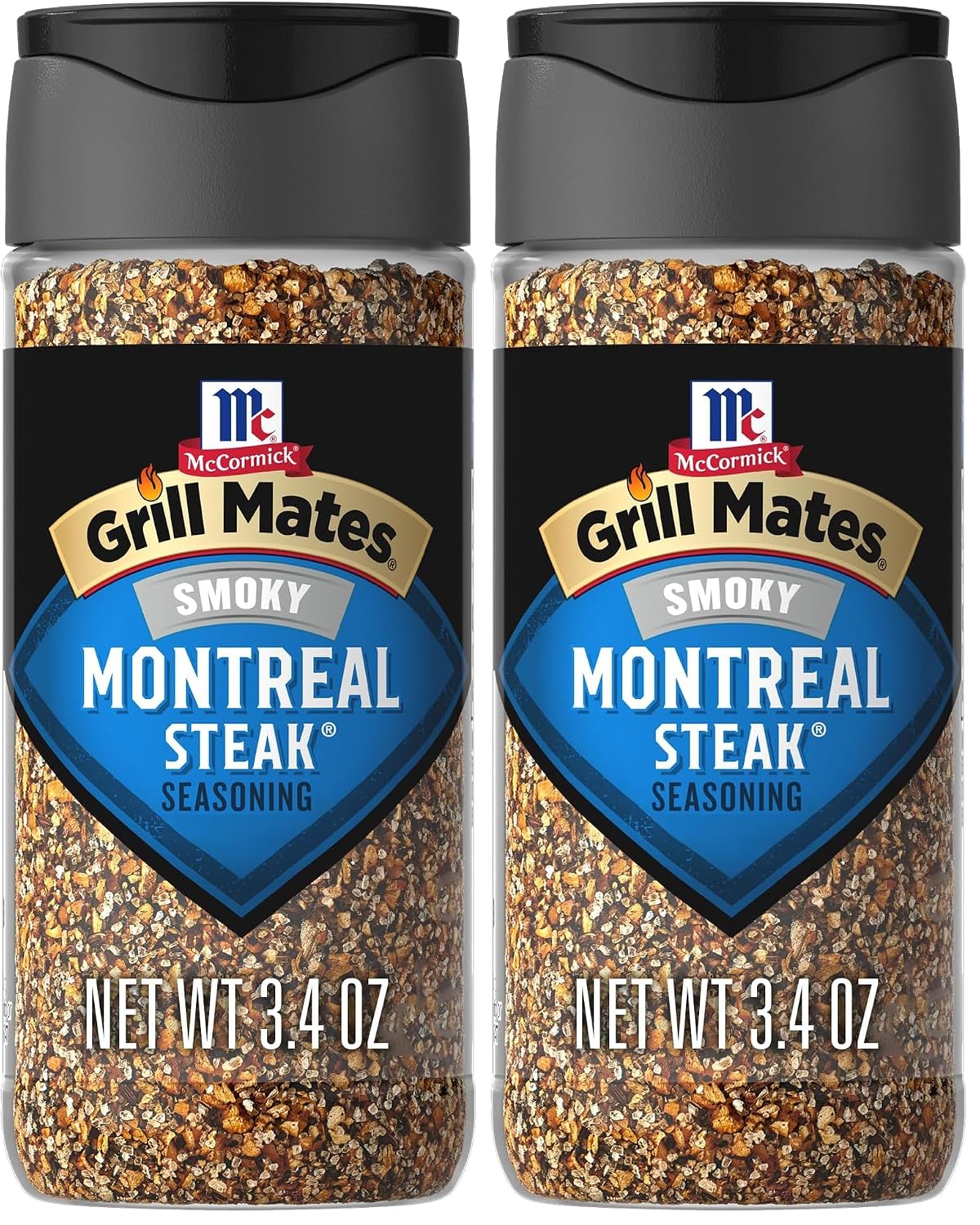 McCormick Grill Mates Smoky Montreal Steak Seasoning, 3.4 oz (Pack of 6)