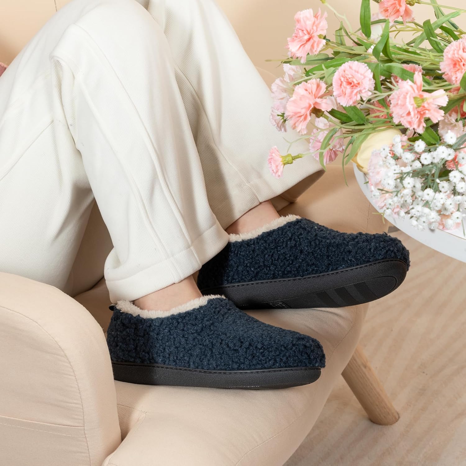 RockDove Women's Nomad Faux Shearling Slipper