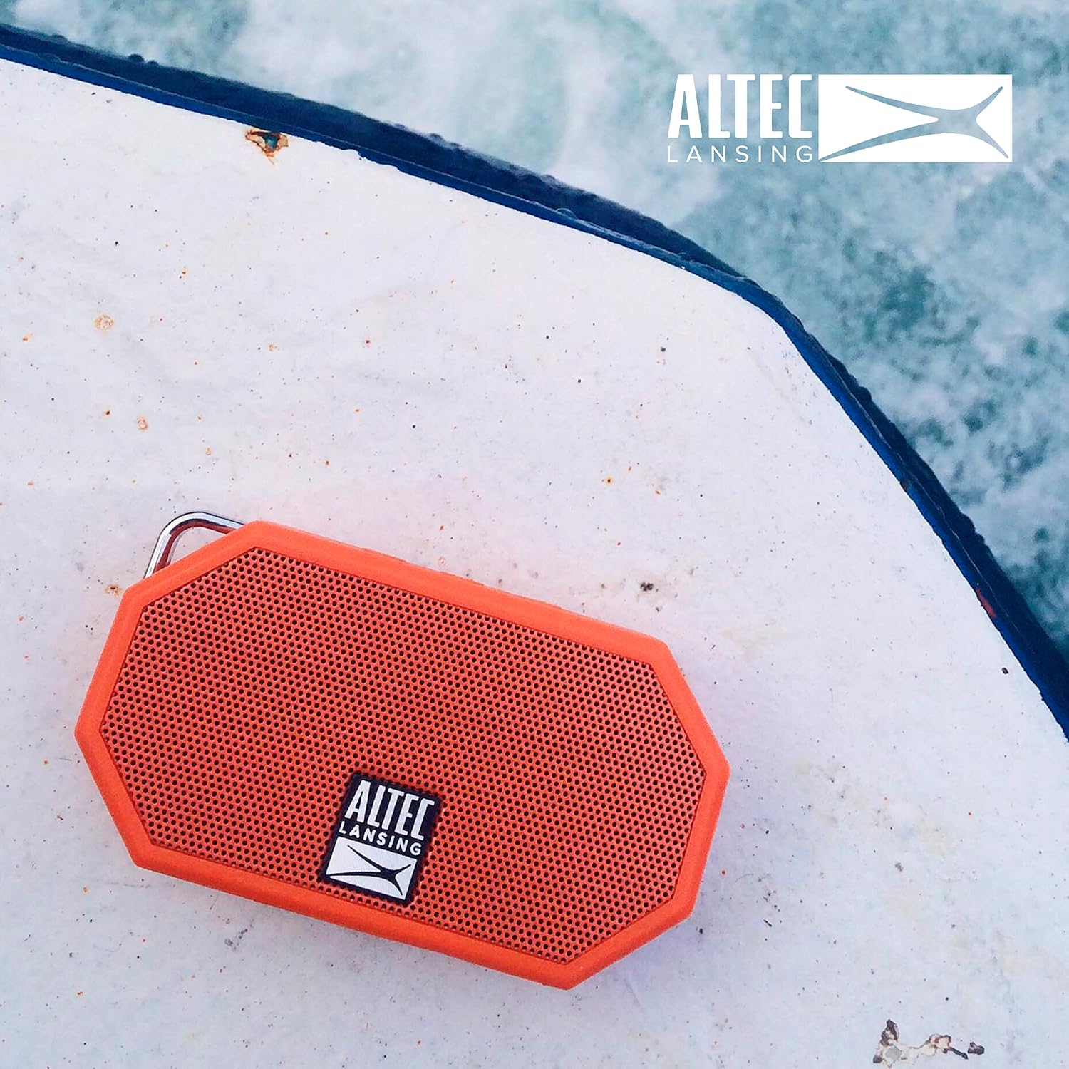 Altec Lansing Mini H2O - Waterproof Bluetooth Speaker, IP67 Certified & Floats in Water, Compact & Portable Speaker for Hiking, Camping, Pool, and Beach