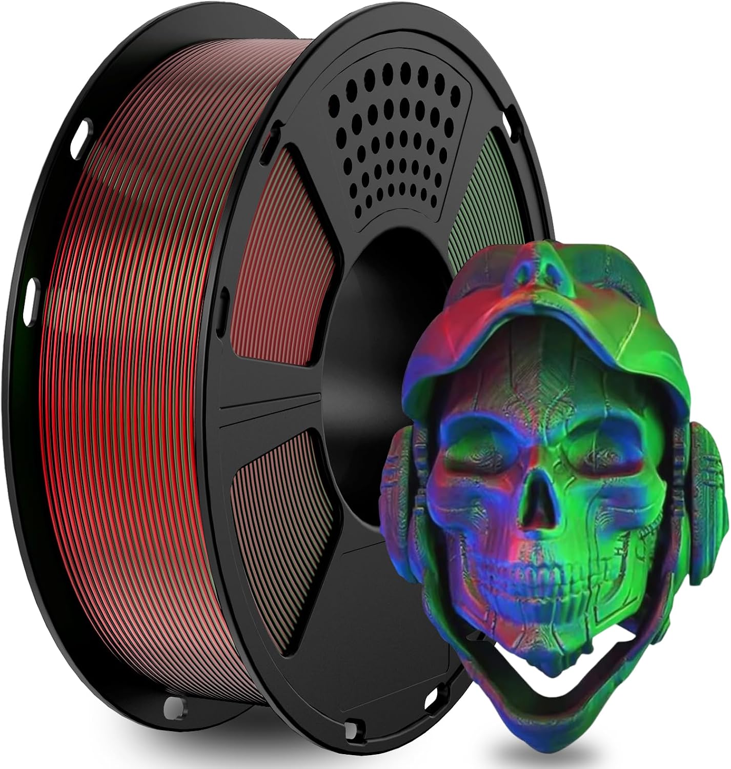 GIANTARM 3D Printer Filament, Silk Gold Pla Filament, 1Kg(2.2lbs) Spool, 1.75mm Dimension Accuracy +/- 0.03mm, 3D Printing Filament