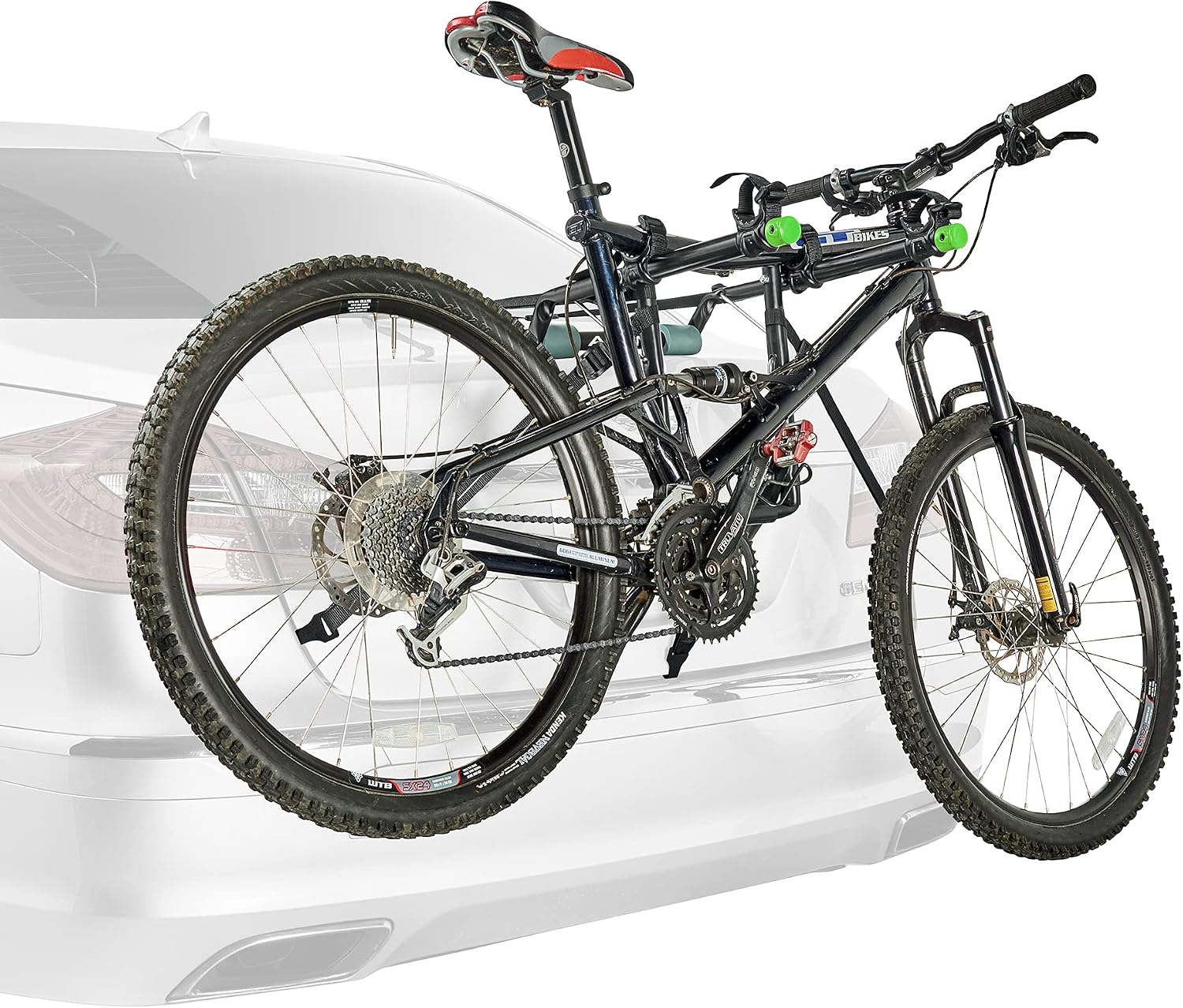 Allen Sports Deluxe 2-Bike Trunk Mount Rack, Model 102DN-R, Black