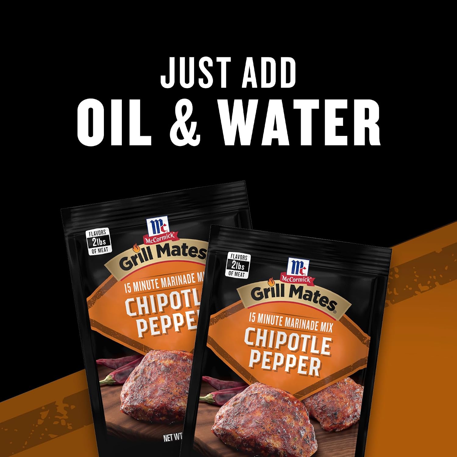 McCormick Grill Mates Chipotle Pepper Marinade Mix, 1.13 oz