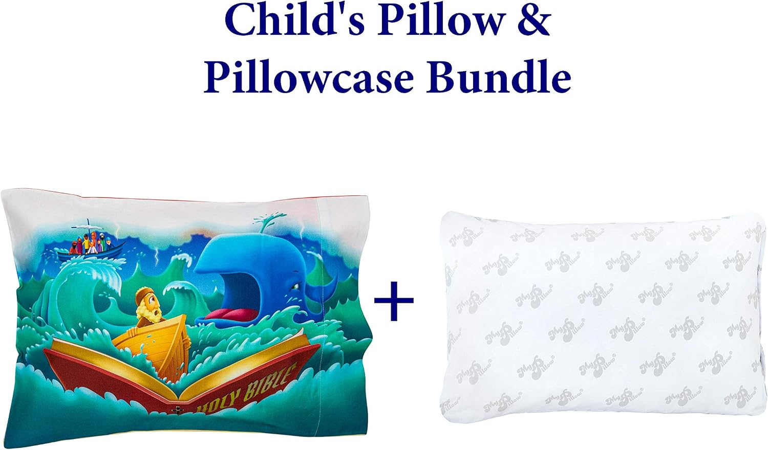 MyPillow Childrens Bible Story Pillow [Jonah and The Whale]