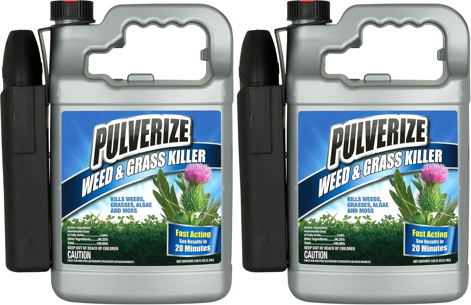 PWG-B-128-S Grass Ready to Use Weed Killer, 128 Fl Oz (Pack of 1), Clear