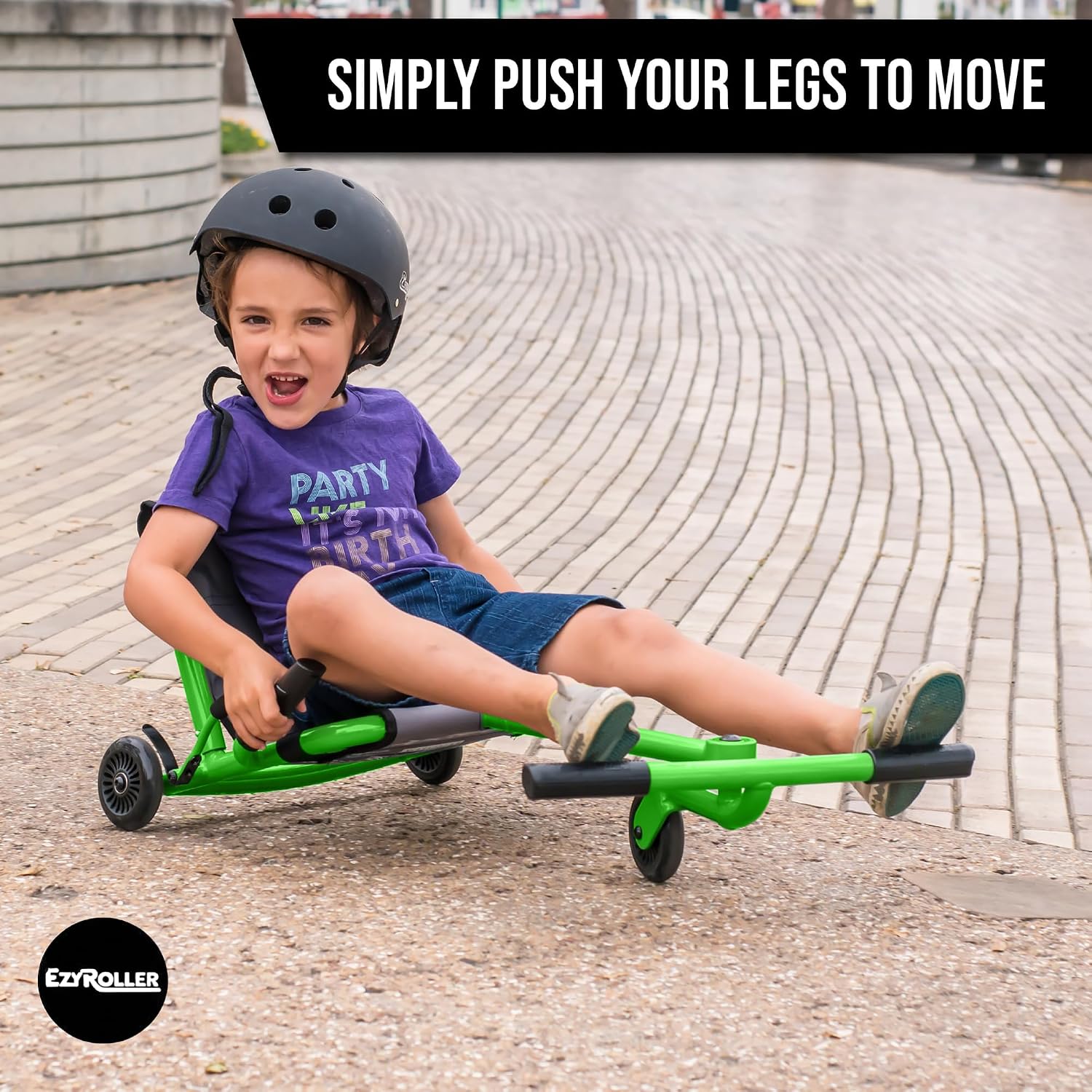 EzyRoller Classic Ride On Toy for Kids, Ages 3-12, Up to 154 lbs