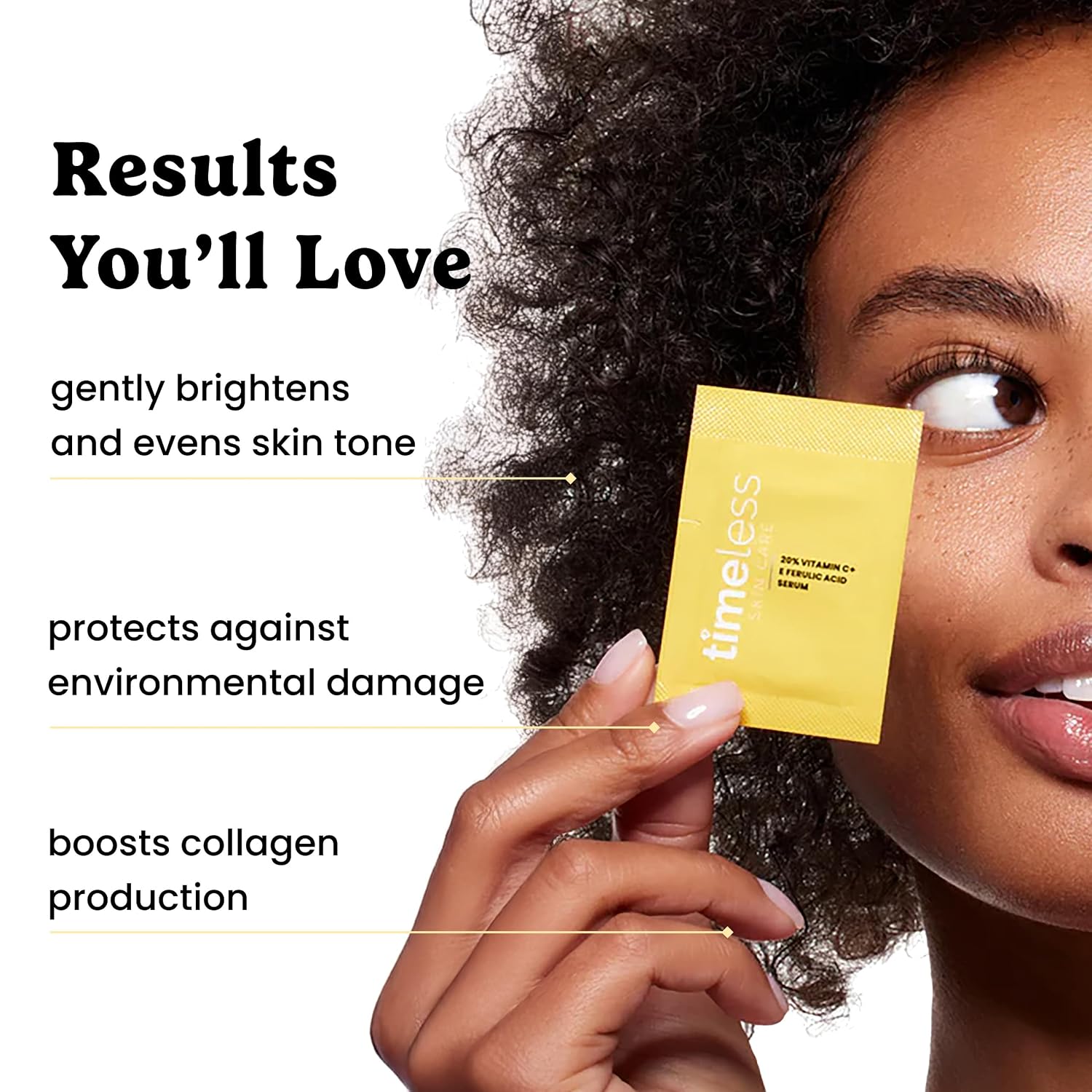 Timeless Skin Care Vitamin C Serum with Vitamin E & Ferulic Acid - Brightening Serum - for Oily & Dry Skin - Fragrance-Free - 1 oz | Vitamin C Serum for Even Skin Tone and Collagen Support, Antioxidant-Rich Advanced Skincare Formula, Lightweight