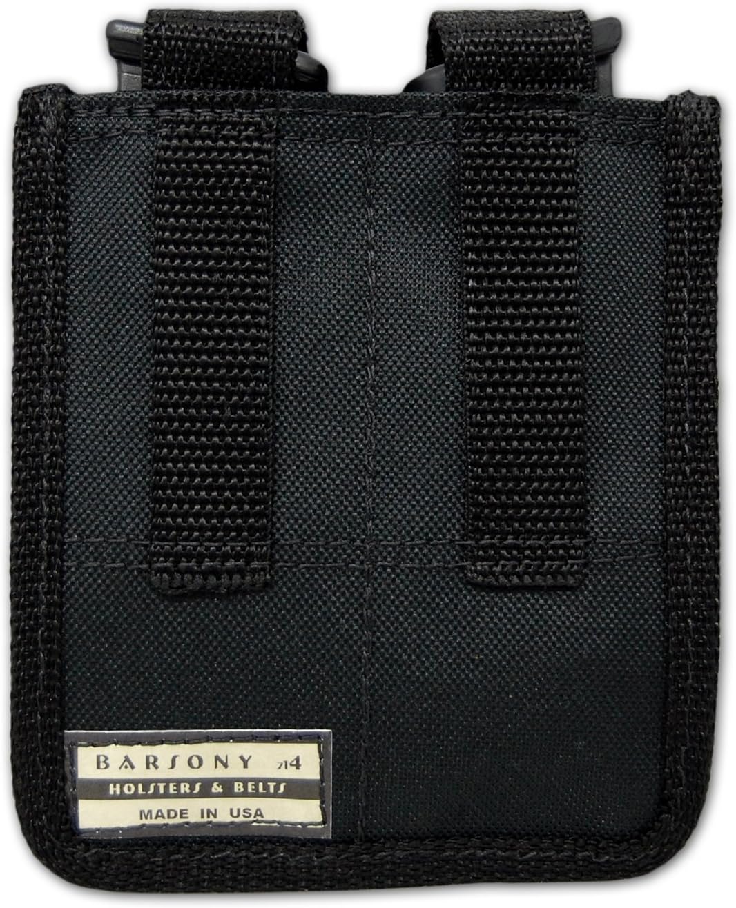 Barsony New Double Magazine Pouch for Compact, Sub-Compact 9mm 40 45