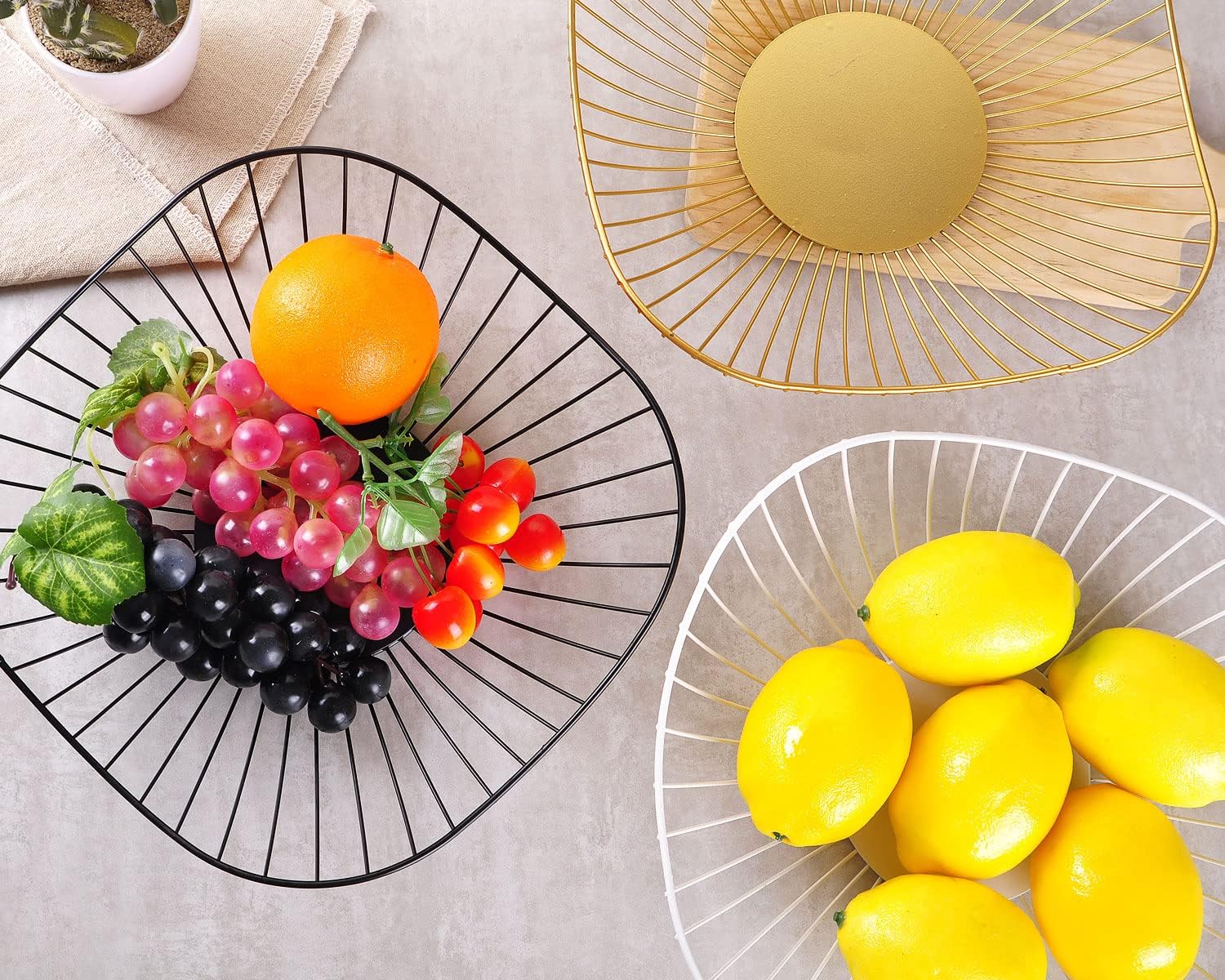 IBWell Short Curved-Edge Modern Creative Stylish Single Tier Dish