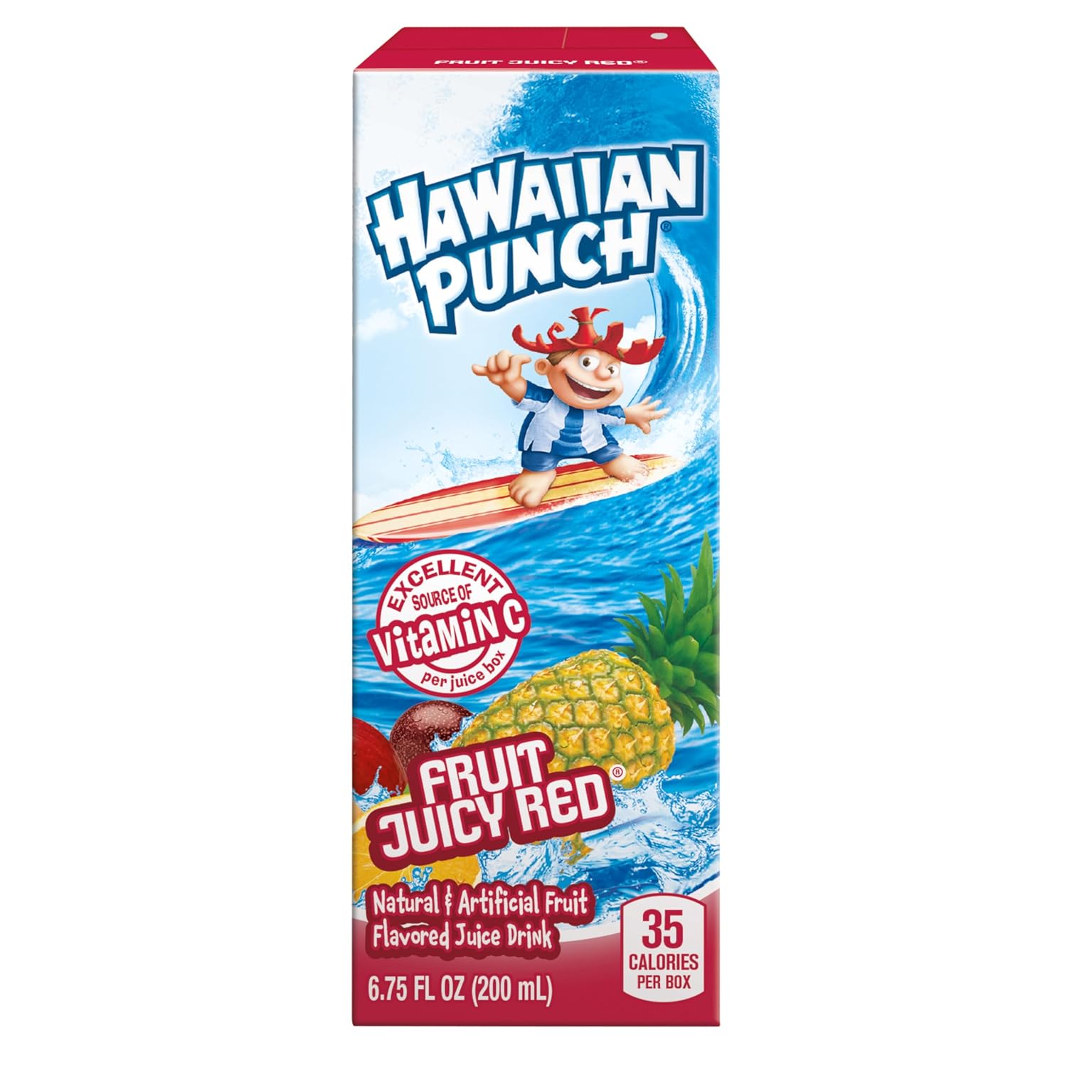 Hawaiian Punch Polar Blast Fruit Juice Drink, 10 Fl Oz Bottles, 24 Count (4 Packs Of 6), Ready-to-drink, On-the-go, Caffeine-free, Carbonation-free, Gluten-free, Excellent Source Of Vitamin C