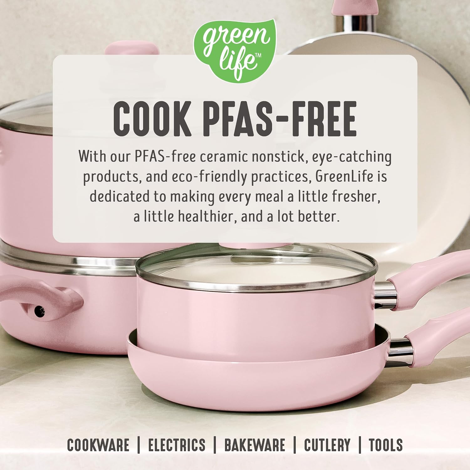 GreenLife 2 Piece (7” & 10”) Ceramic Nonstick Frying Pan Set, Turquoise | PFAS-Free Nonstick Coating, Family Skillet Set, Egg Pan, Omelet Pan, Stay-Cool Handles, Dishwasher & Oven Safe up to 350F