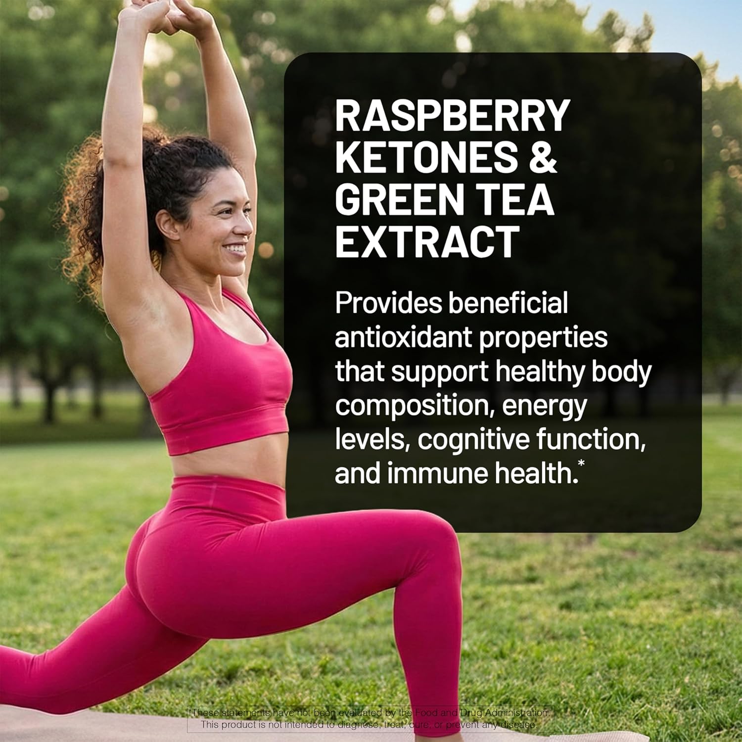 NatureWise Raspberry Ketones Plus with Green Tea Extract, Cayenne Pepper & Acai Berry - Supports Weight Management
