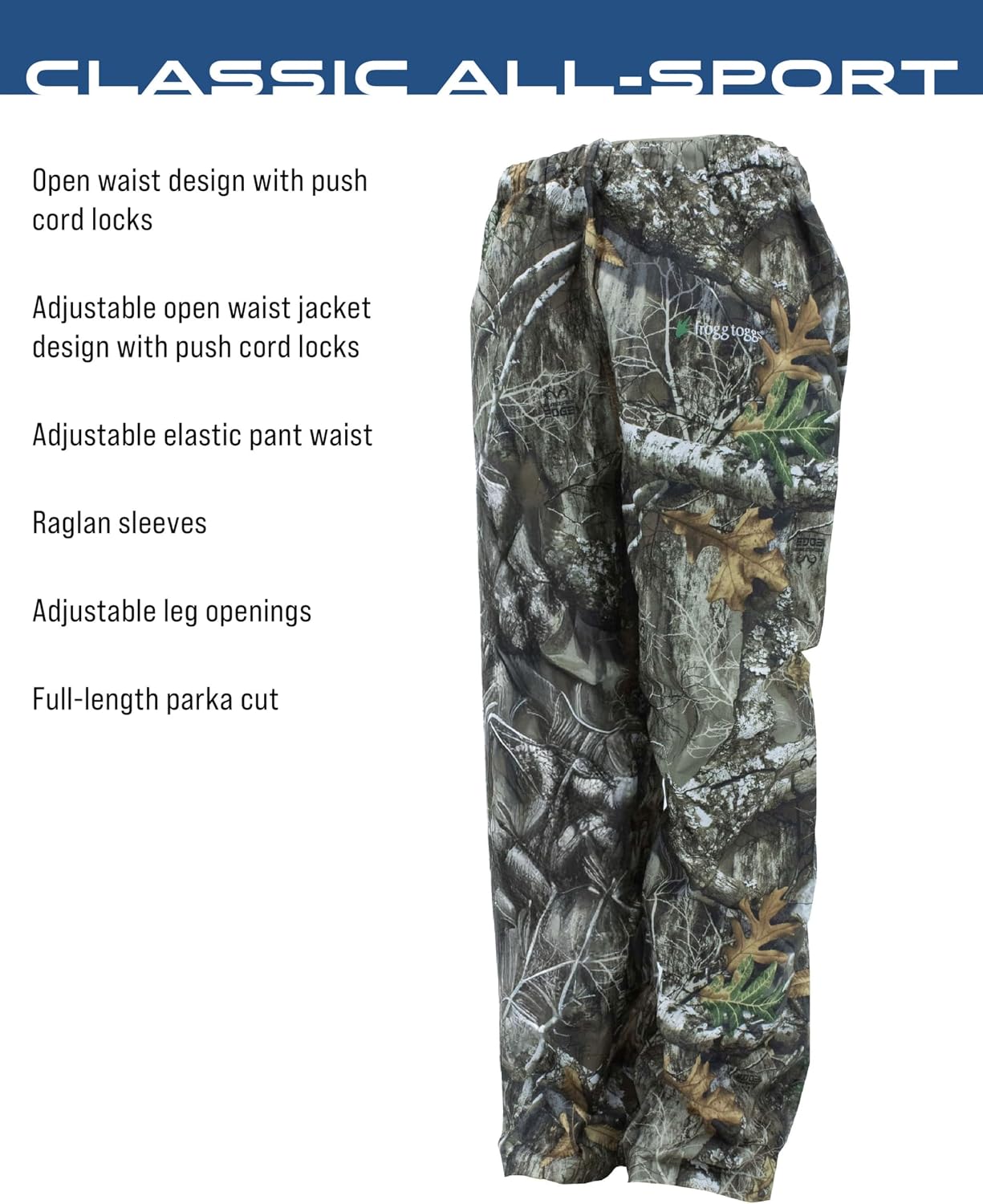 FROGG TOGGS Men's Classic All-Sport 3-Layer Waterproof Breathable Rain Suit