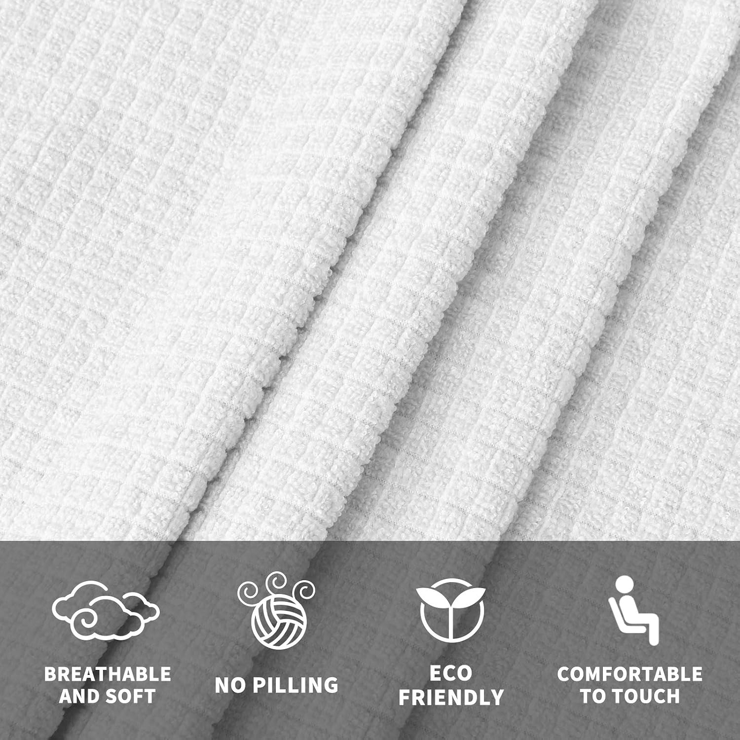 JIVINER Super Stretch Recliner Chair Covers 4 Pieces Sofa Slipcover for Reclining Chair Spandex Soft Recliner Slipcover with Pockets Recliner