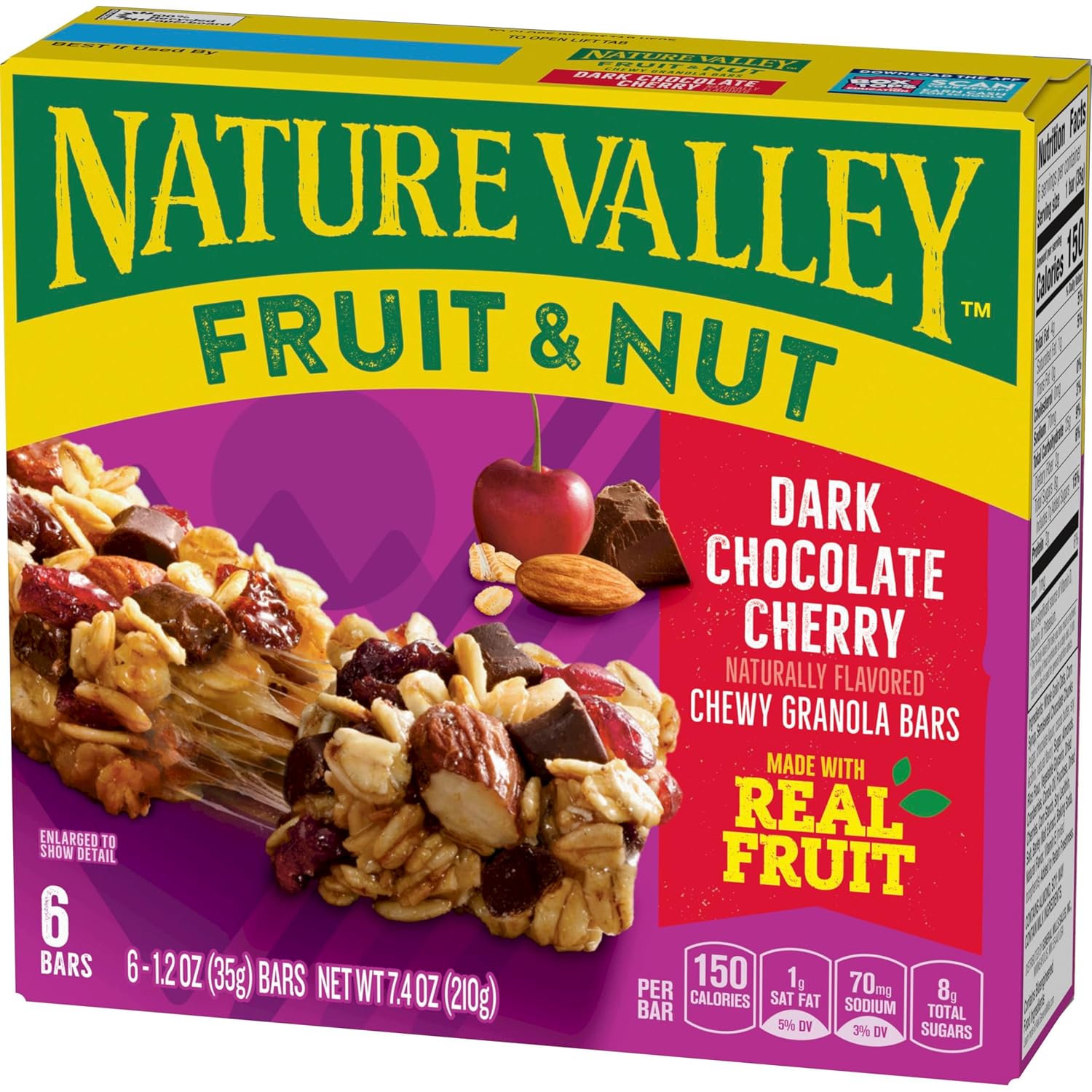 Nature Valley Almond Raisin & Cranberry Chewy Fruit & Nut Bar, 15 ct
