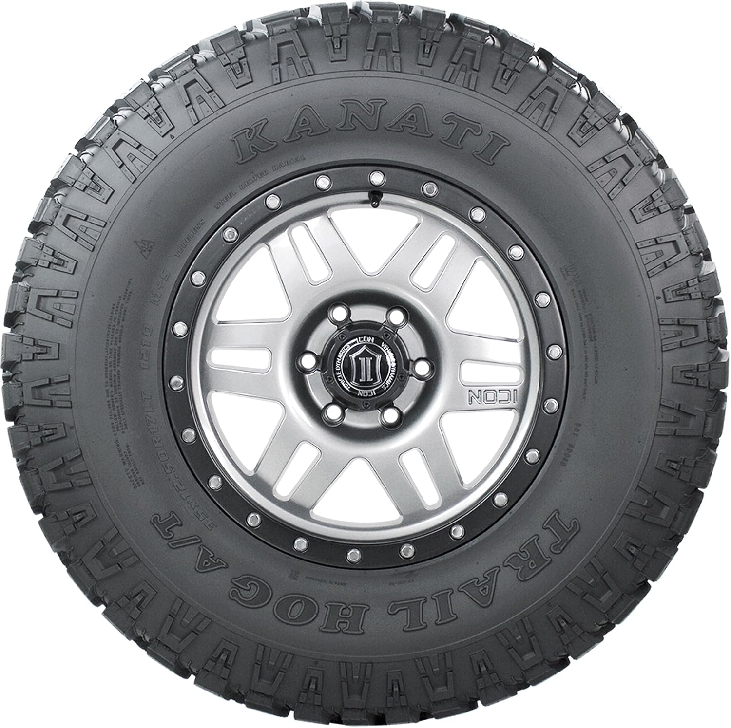 Kanati Trail Hog A/T-4 All-Terrain Tire - LT275/70R18 125/122Q E (10 Ply) | Light Truck All Terrain All Season Traction 125/122Q Rated E (10 Ply)