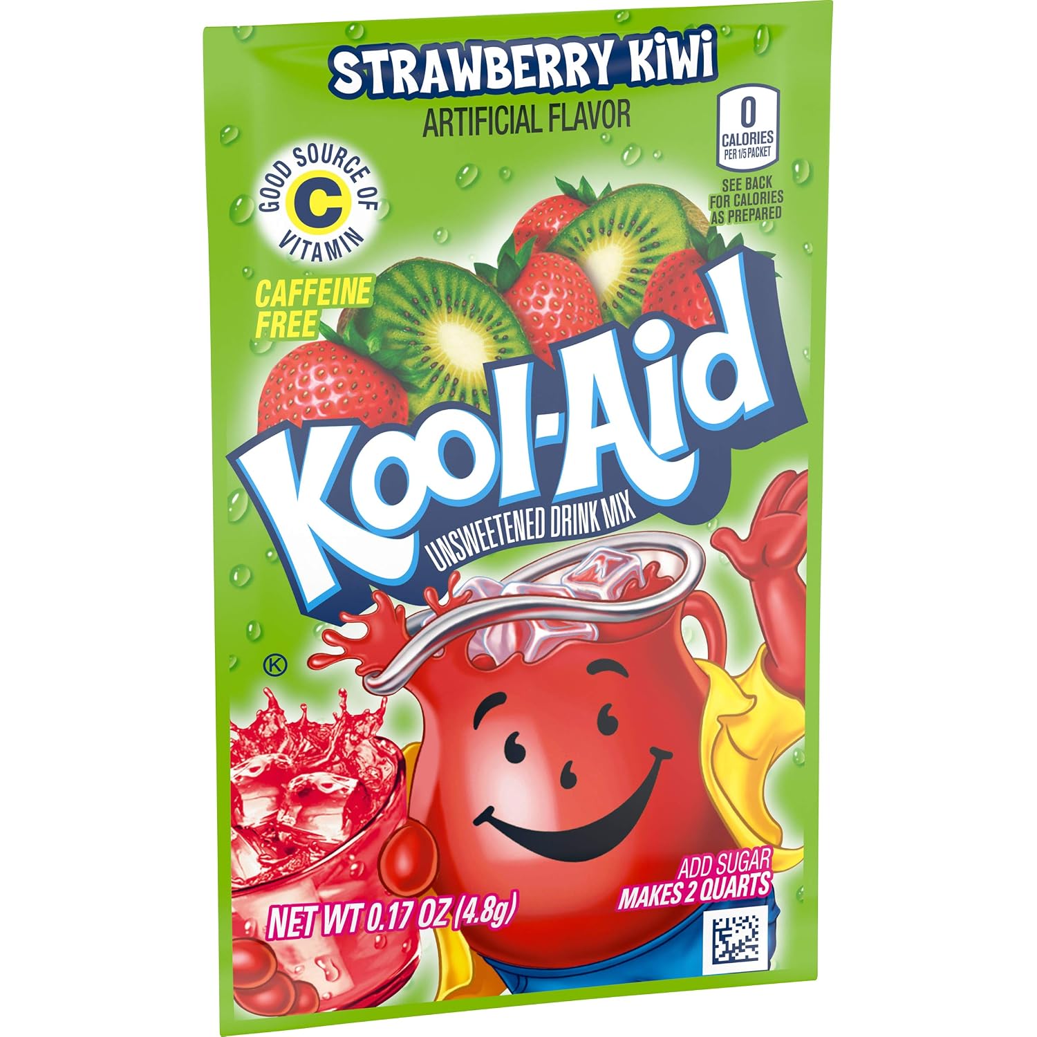 Kool-Aid Tropical Punch Flavored Unsweetened Caffeine Free Powdered Drink Mix (96 Packets)