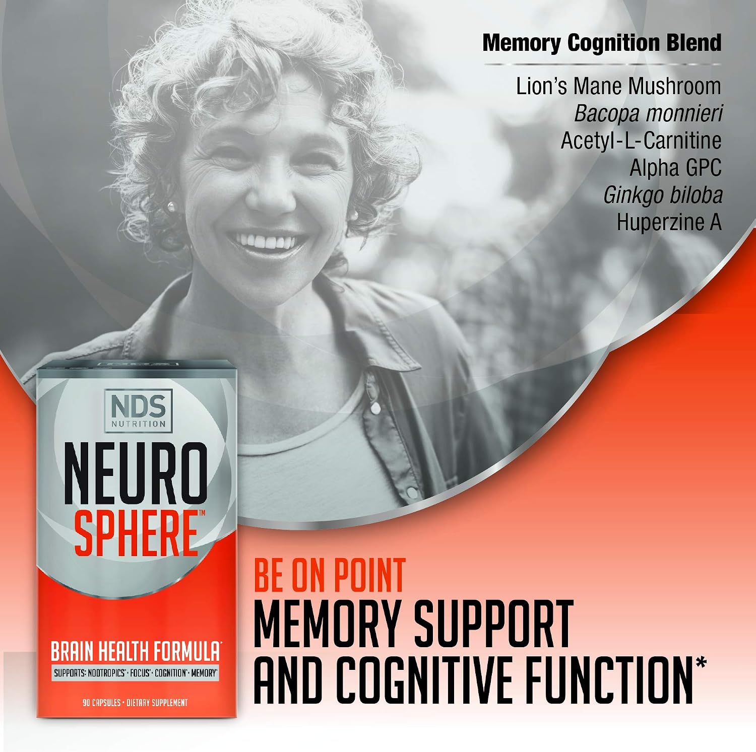 FitLife Brands Neuro Sphere Brain Health Formula - 90 Capsules