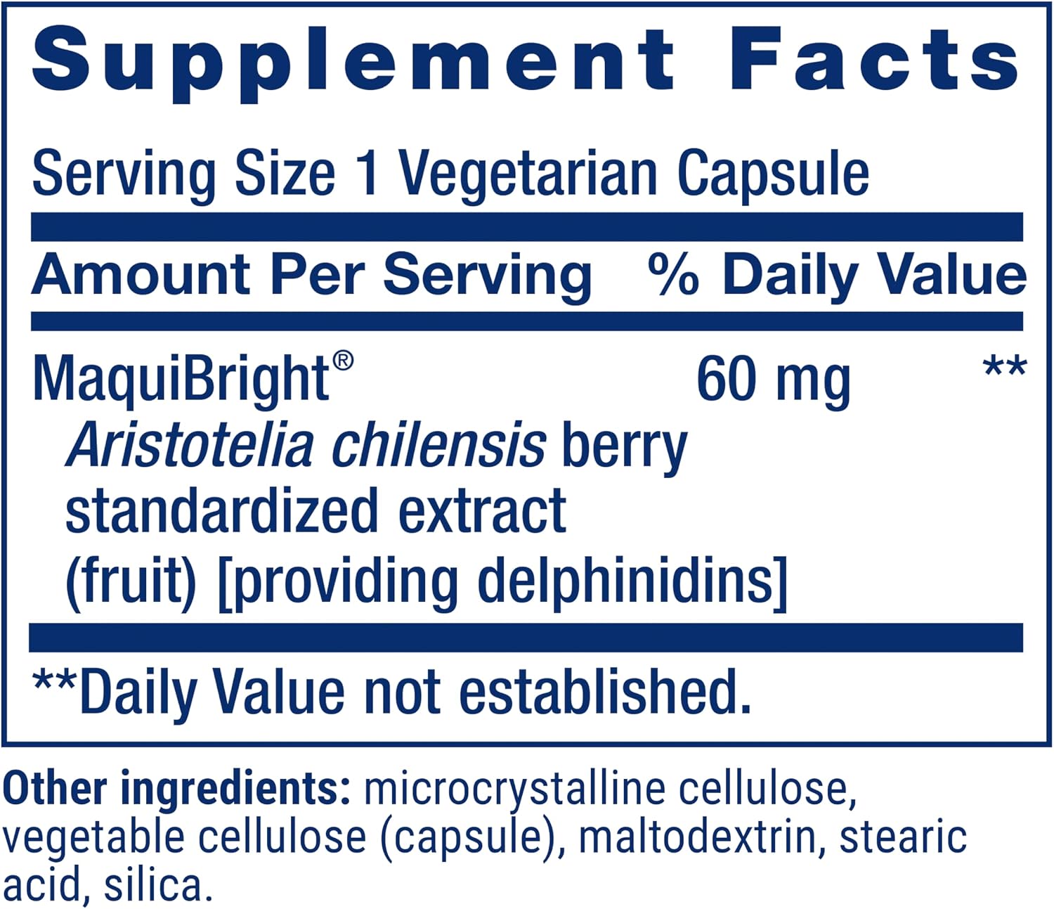 Life Extension Tear Support with MaquiBright®, 60 mg, maqui berry extract for dry eyes, supports eye health, encourages tear production, gluten-free