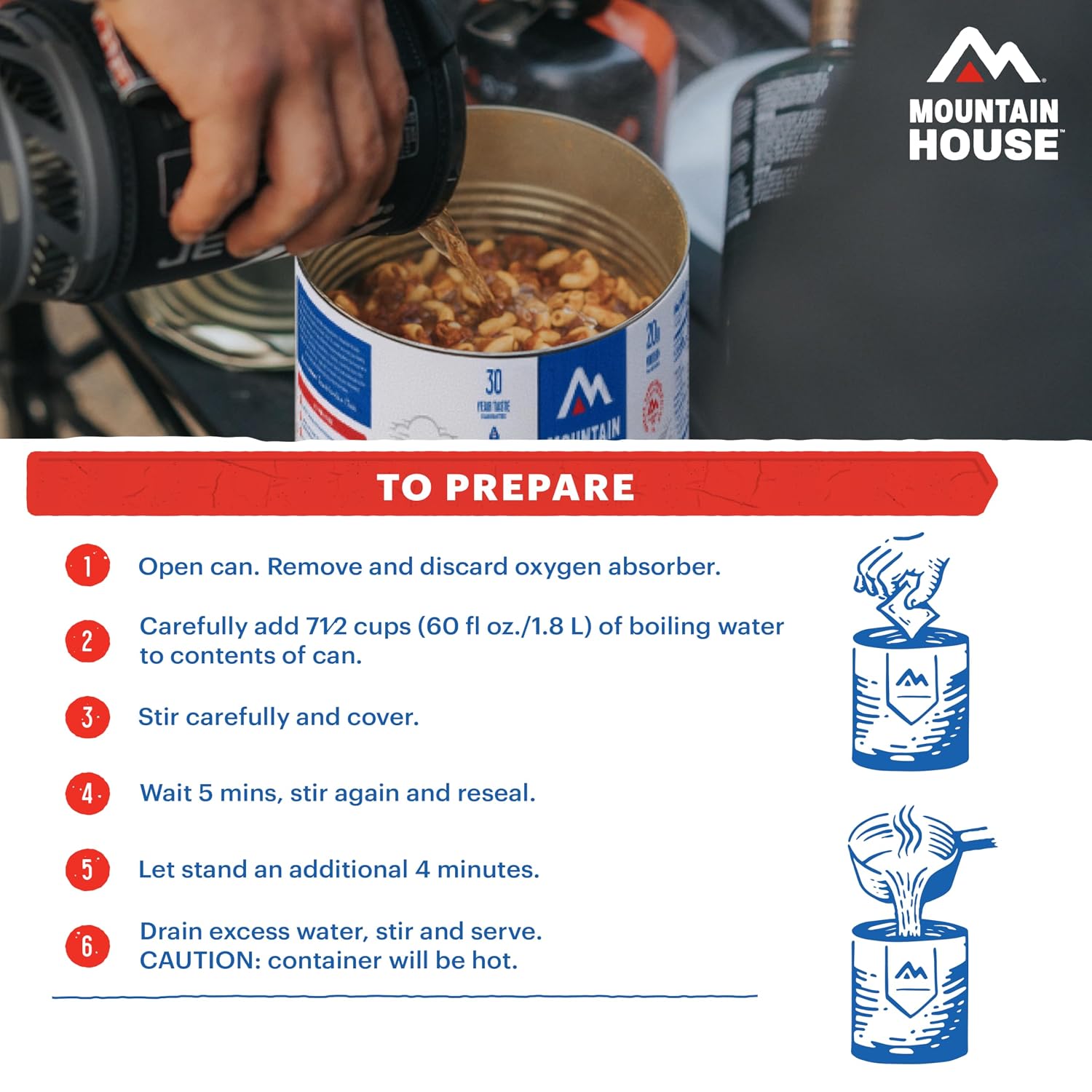 Mountain House Diced Beef | Freeze Dried Survival & Emergency Food | #10 Can | Gluten-Free, 30122