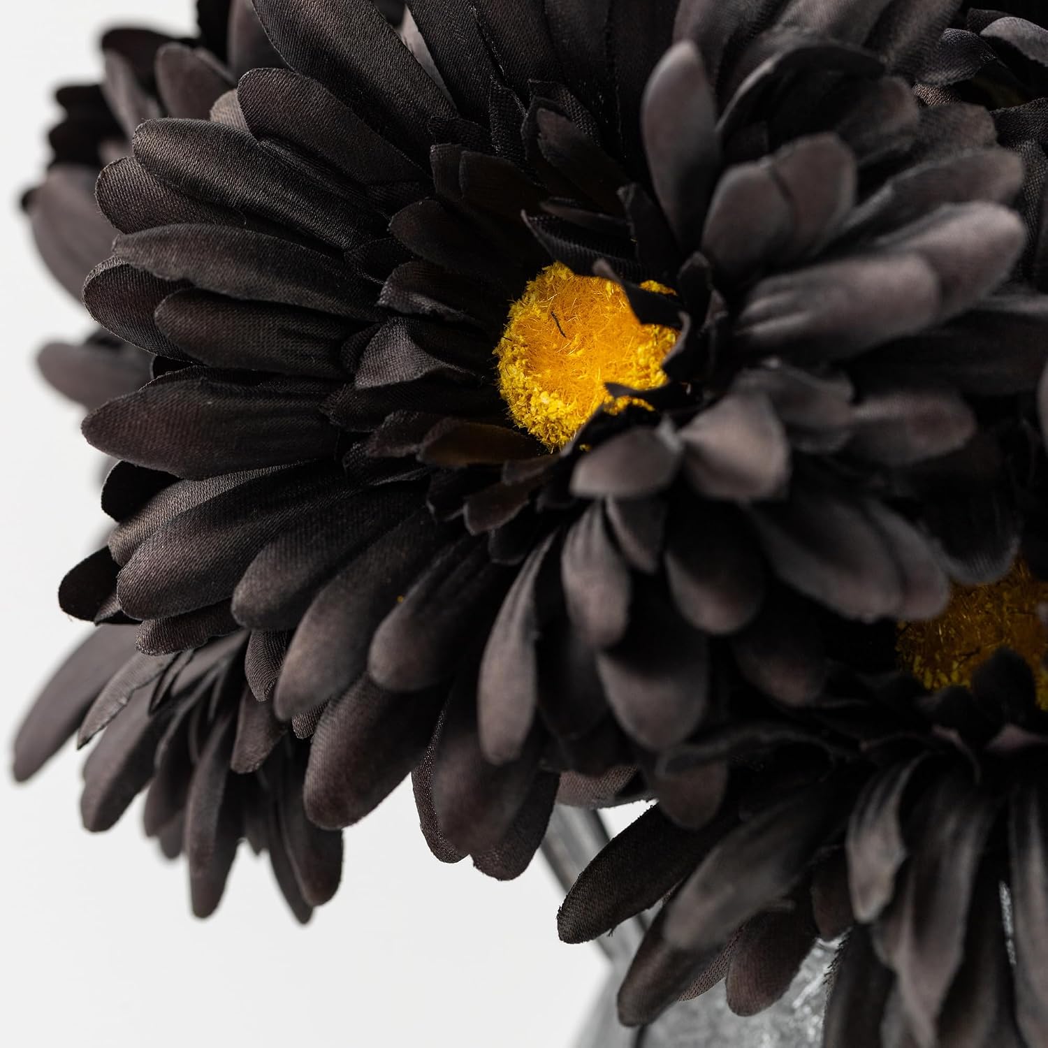 TOPIA Artificial African Daisies Flowers African Daisy Silk Flowers Artificial Gerbera Daisies Pack of 10 (Yellow)