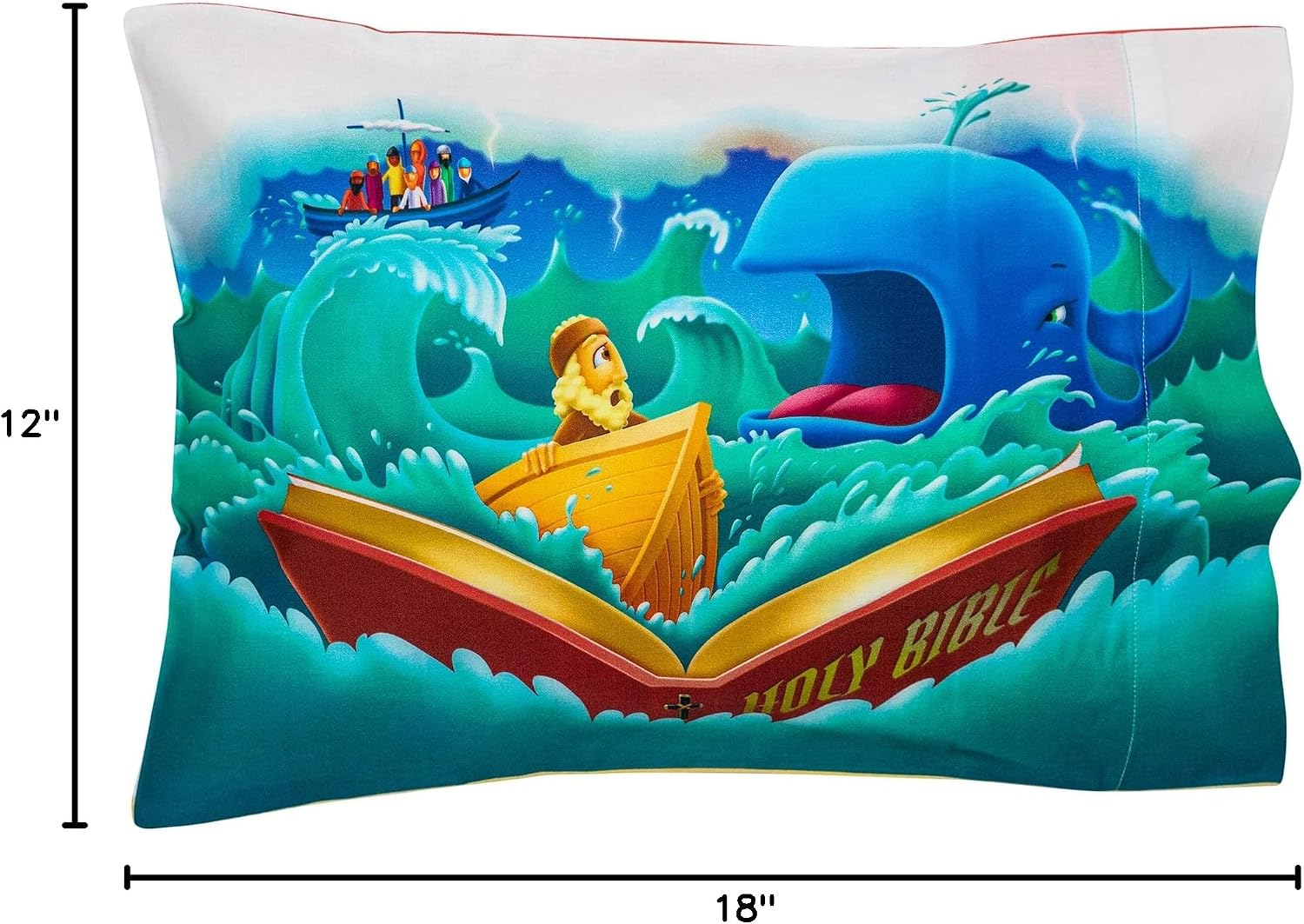 MyPillow Childrens Bible Story Pillow [Jonah and The Whale]