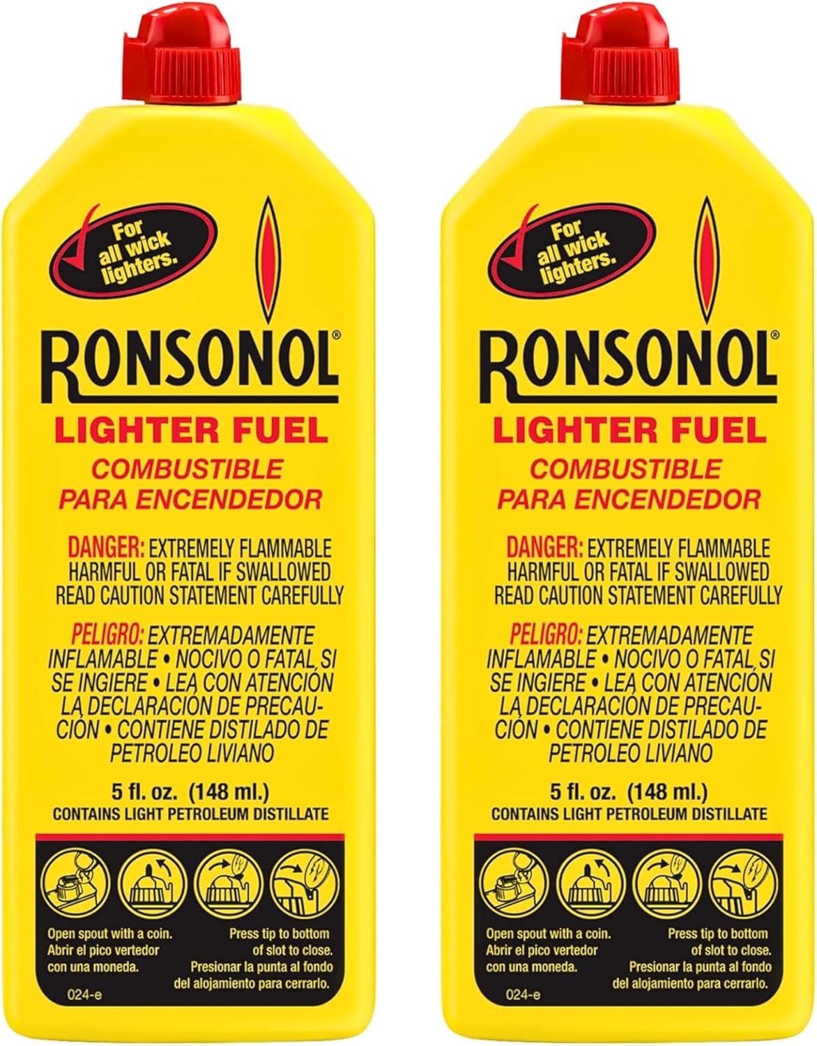 Ronson 12 Ounce Ronson Lighter Fuel - Pack of 2
