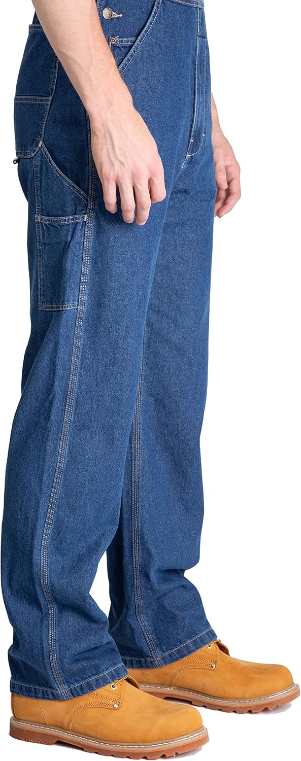Berne Men's Heritage Unlined Washed Denim Bib Overall