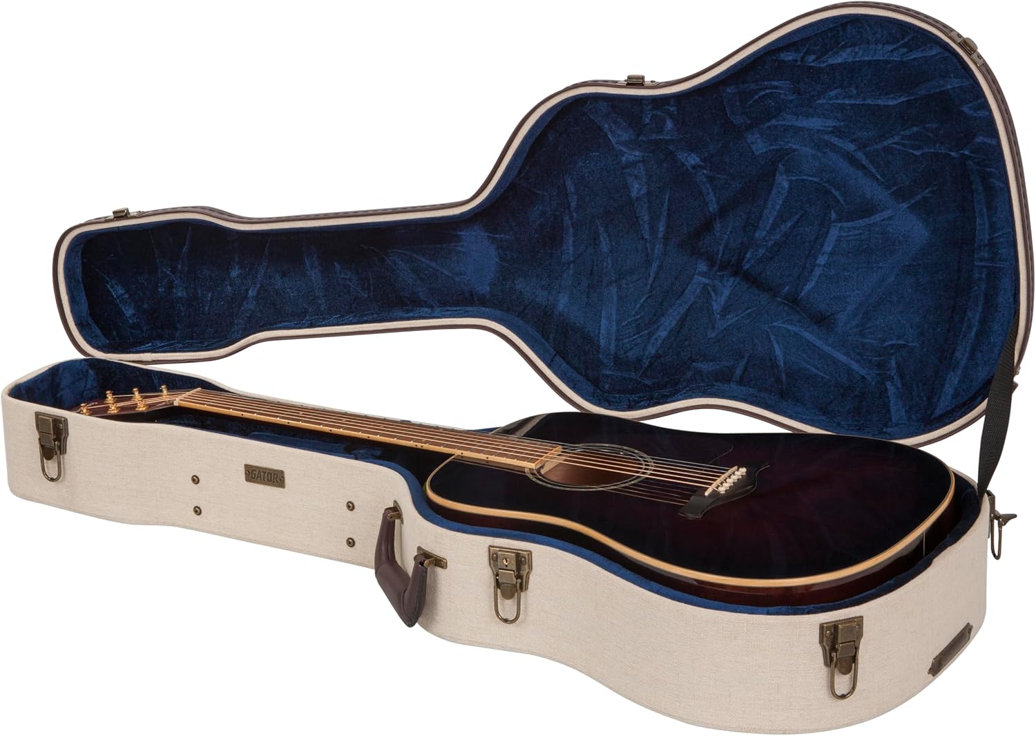 Gator Cases Journeyman Series Deluxe Wood Case for Resonator Style Acoustic Guitars (GW-JW RESO)