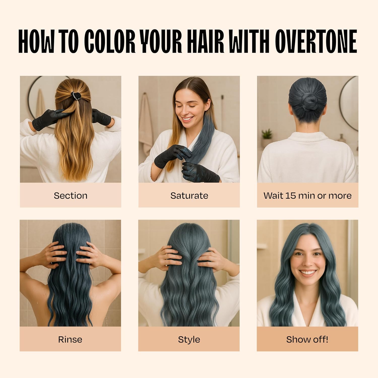 oVertone® Color Depositing Treatment Hair Mask, Desert Rose, 8 oz