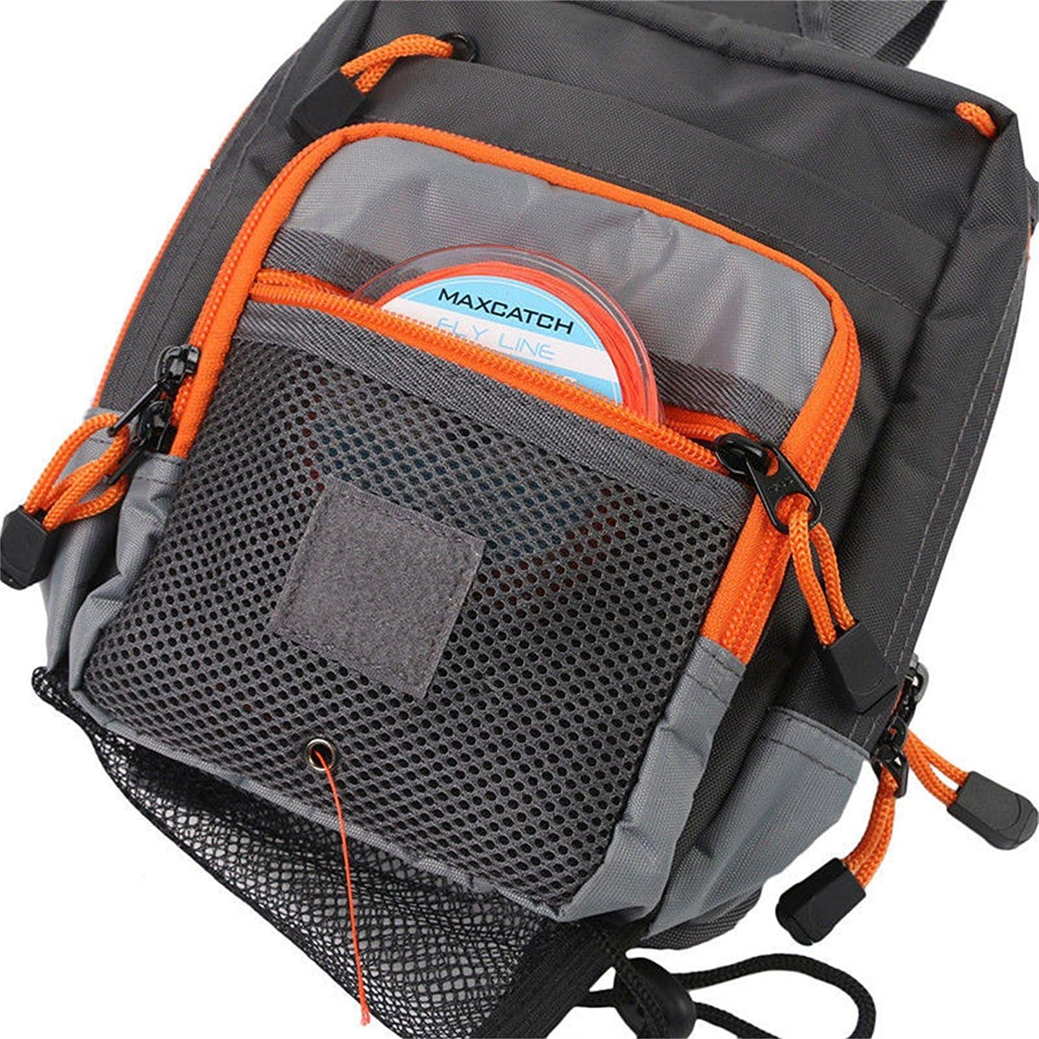 M MAXIMUMCATCH Maxcatch V-Cross Shoulder Bag Multifunction Fishing Sling Pack