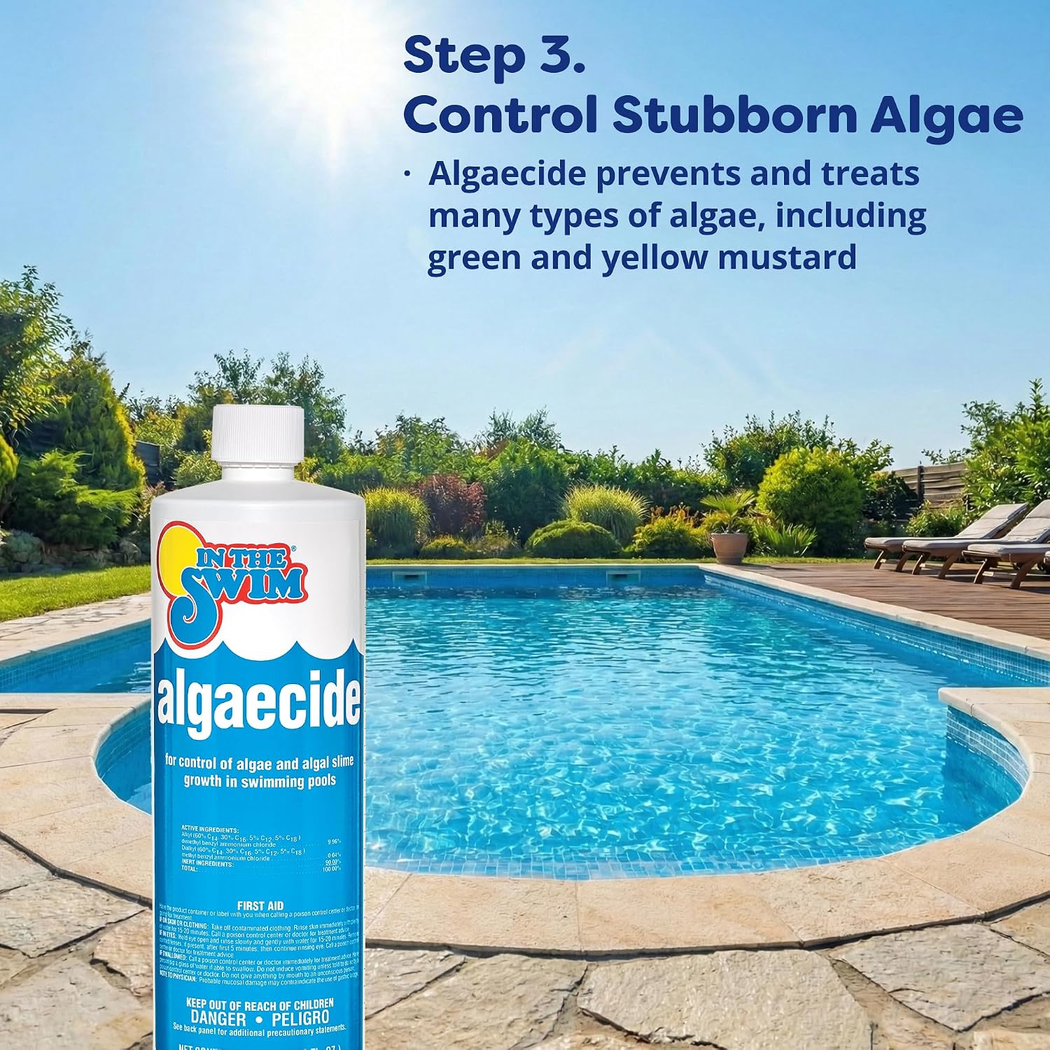 In The Swim Pool Basic Opening Chemical Start Up Kit - Above Ground and In-Ground Swimming Pools - Up to 7,500