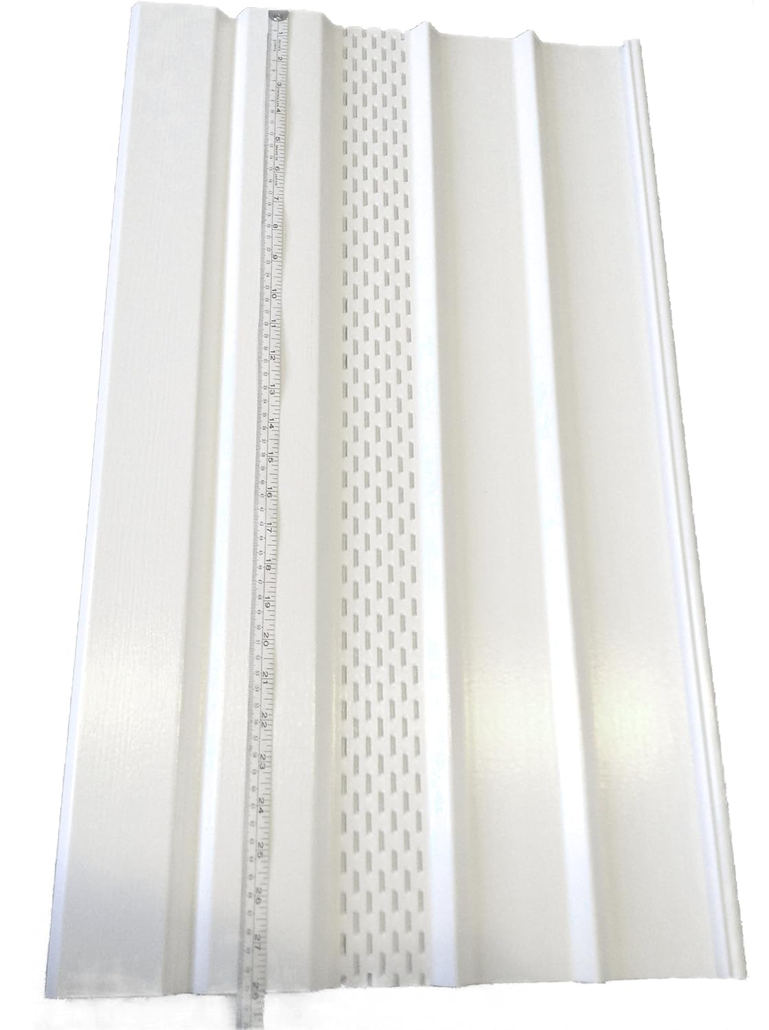 Mobile Home Skirting Vented White Panels Box of 10 16" Wide X 28" Tall. Premium 40 Mil Thickness