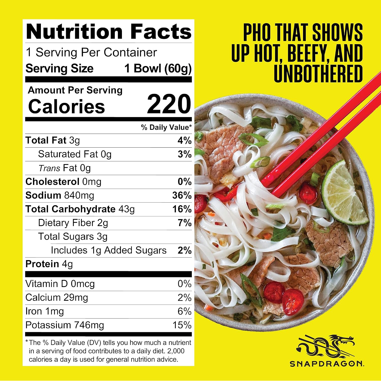 Snapdragon Laksa Curry Instant Noodle Bowls | Coconut Curry Flavor with Rice Noodles | Gluten-Free | No MSG Added | 2.1 oz (6 Pack)