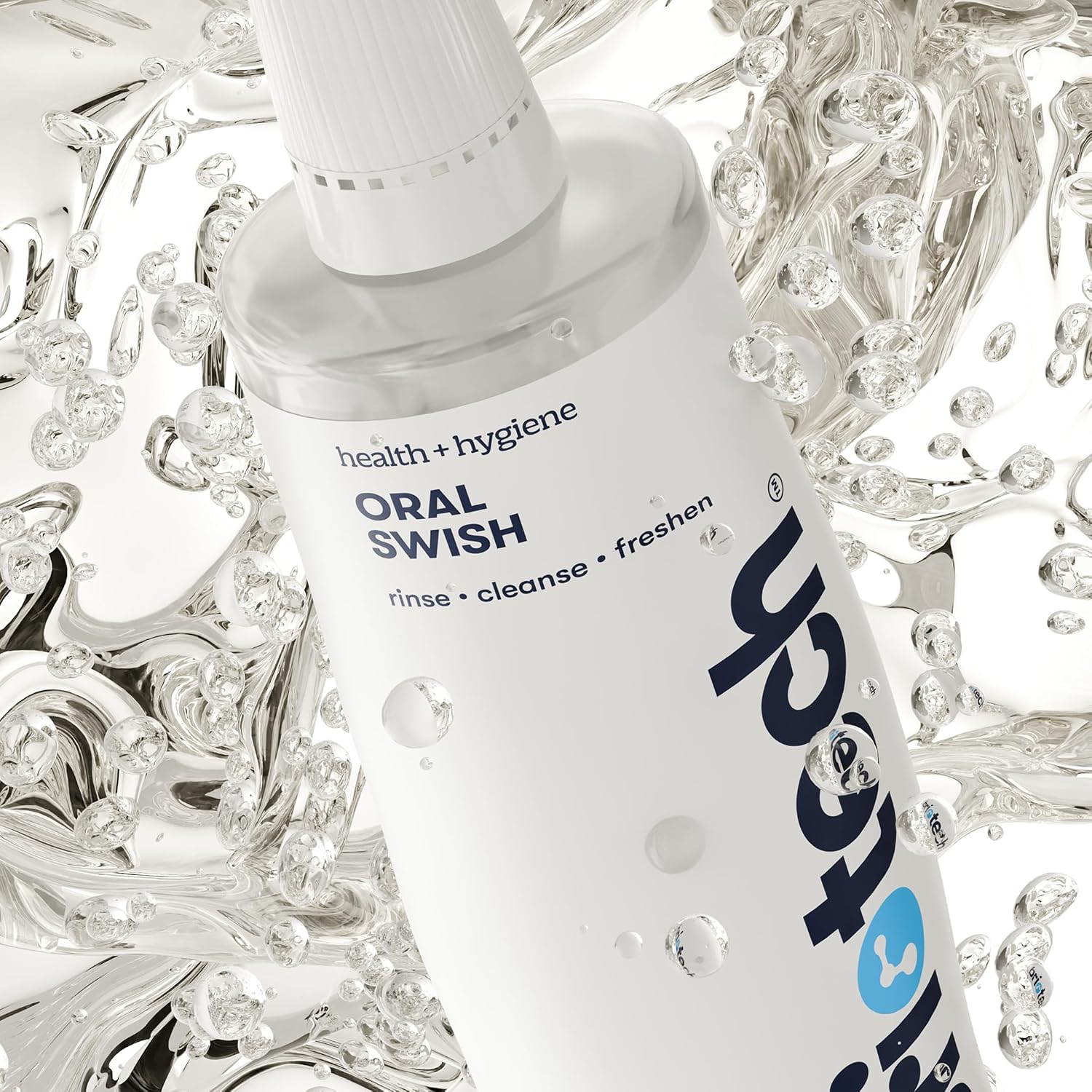 BRIOTECH Oral Swish, Hypochlorous Acid Mouthwash, Oral Rinse, 32 fl oz