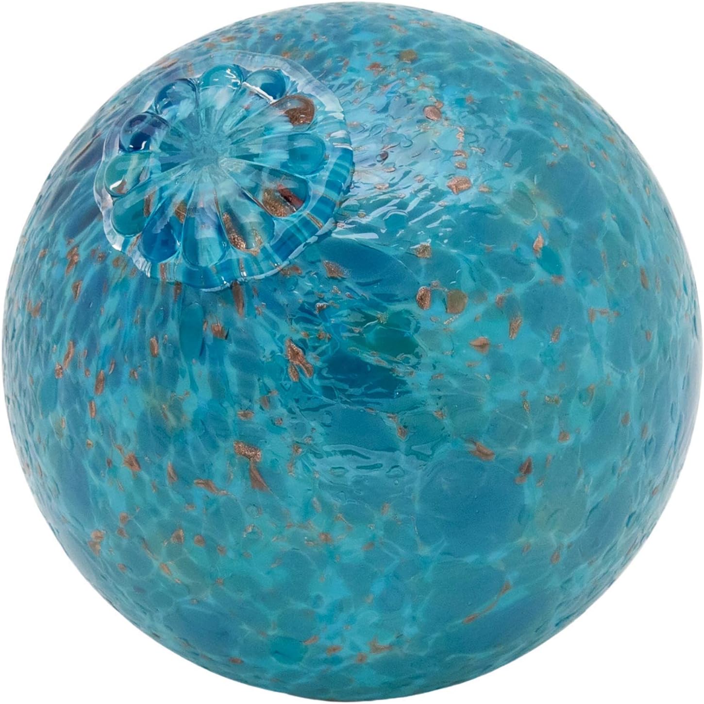 Totally Blown Glassworks Pond Float. Handmade Blown Glass, Garden Gazing Ball, Table Centerpiece