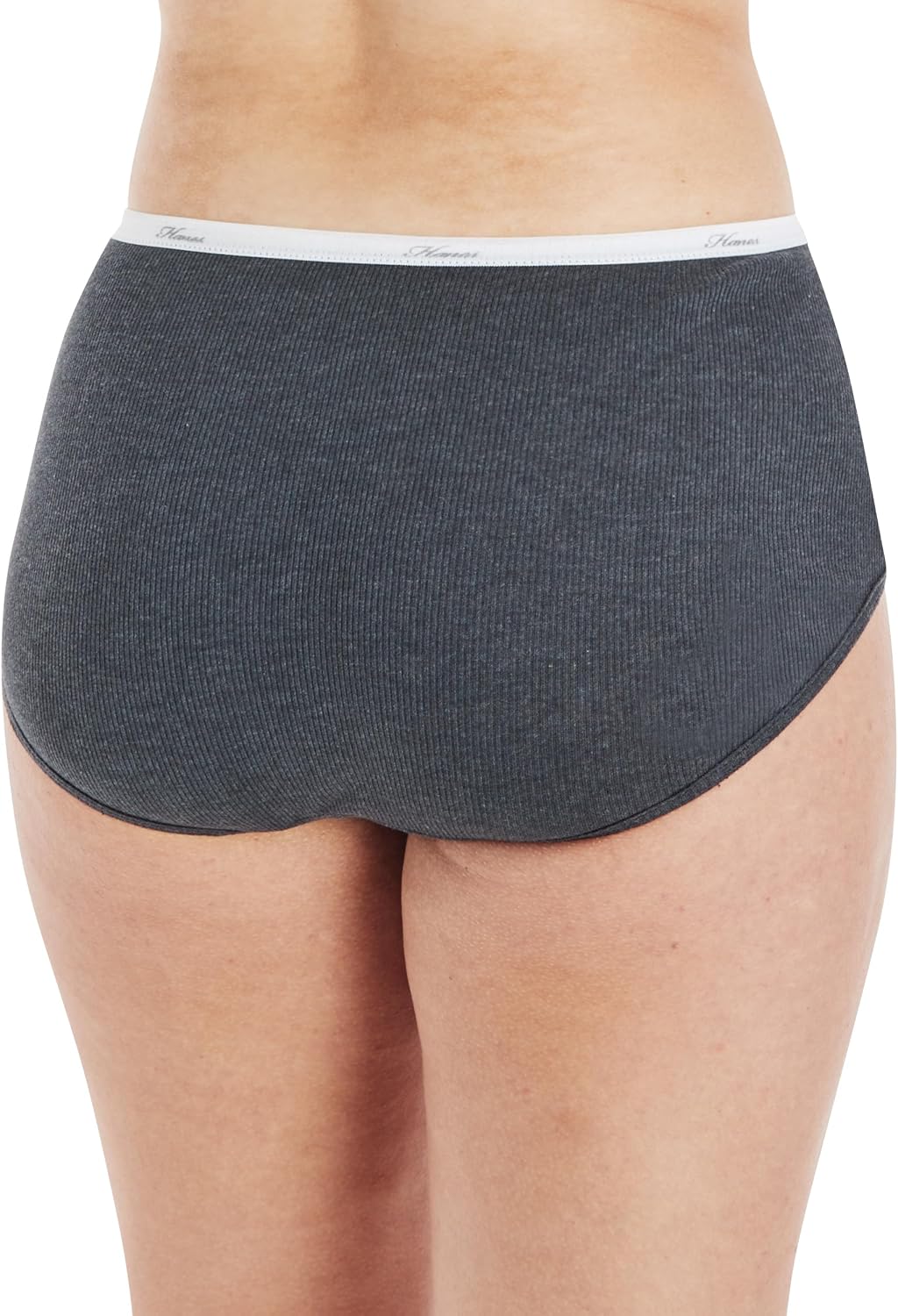 Hanes women's Hi-Cut Panties Pack, Lightweight Cotton Hi-Cuts, 6-Pack (Retired, Colors May Vary)