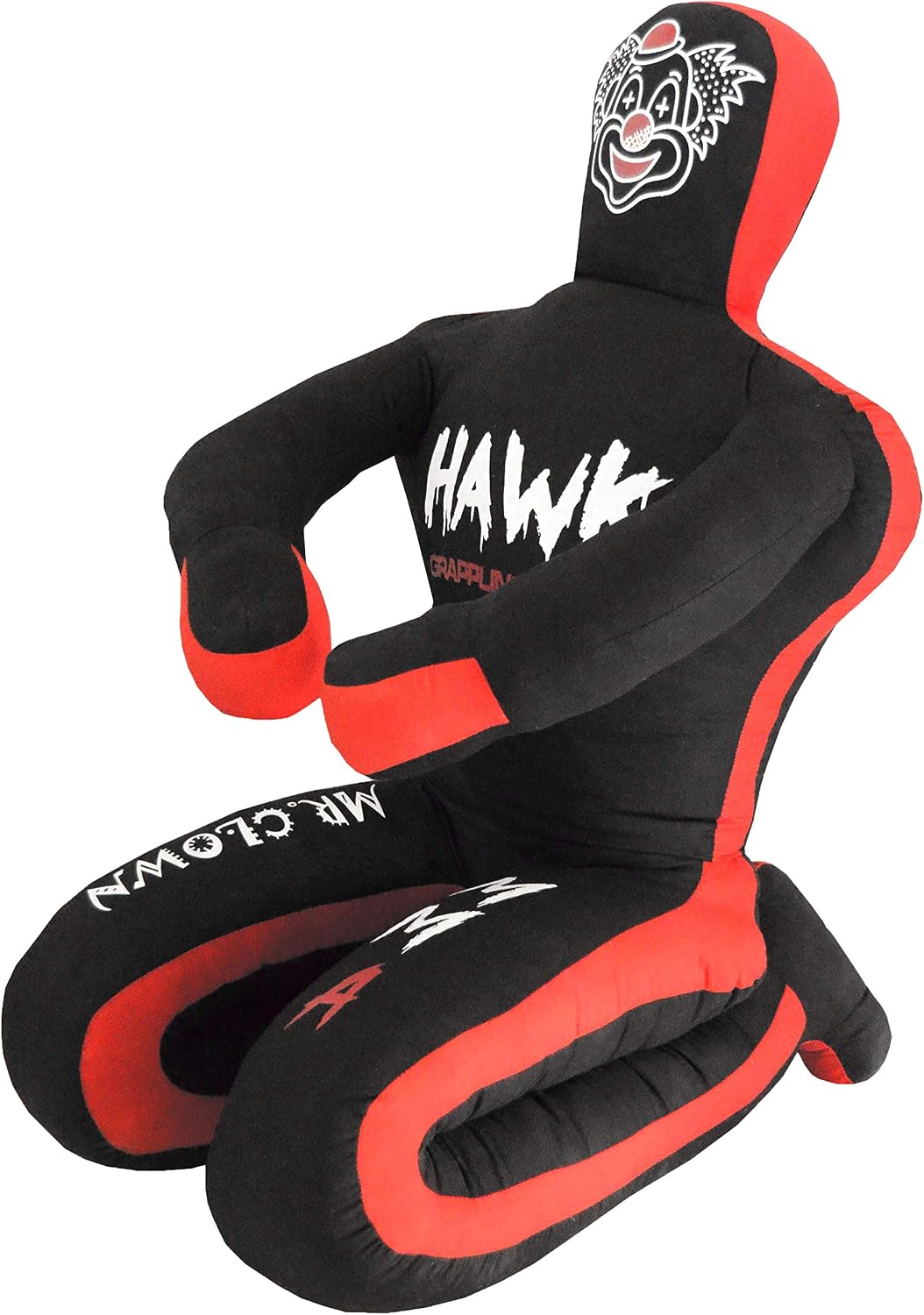 Hawk Sports Clown Grappling Dummy for Combat Sports Mastery, Moveable and Strikeable Punching Dummy for Adults, 5 ft. Boxing Dummy for MMA Jiu-Jitsu