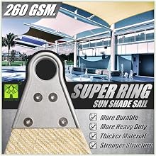 Sun Shade Sail Canopy
