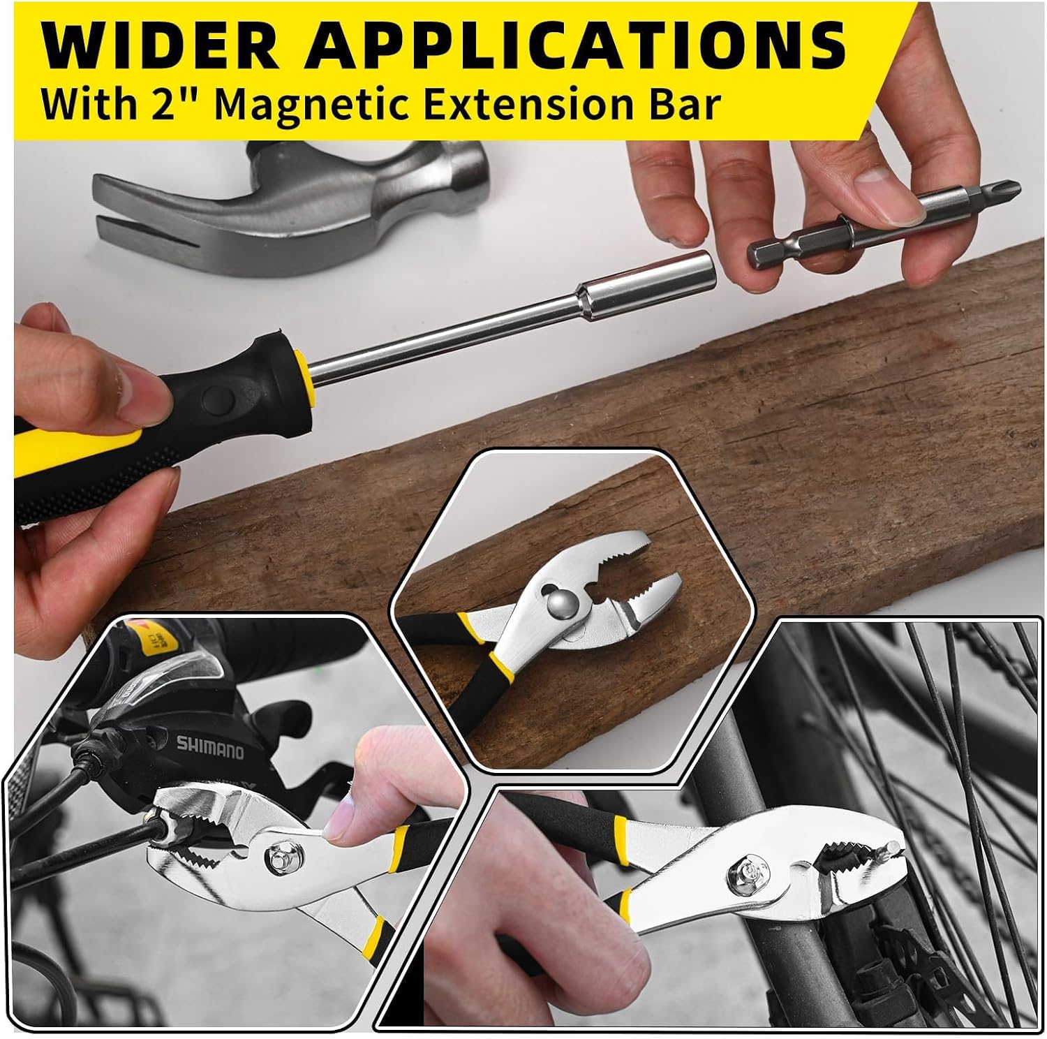 39-Piece Household Tools Kit - Small Basic Home Tool Set with Plastic Toolbox - Great for College Students, Household Use & More