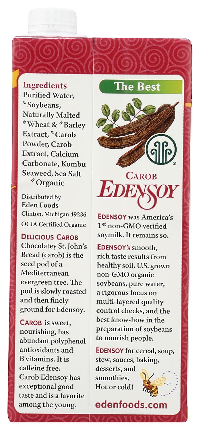 Eden Foods, Organic Edensoy Carob -- 32 Oz