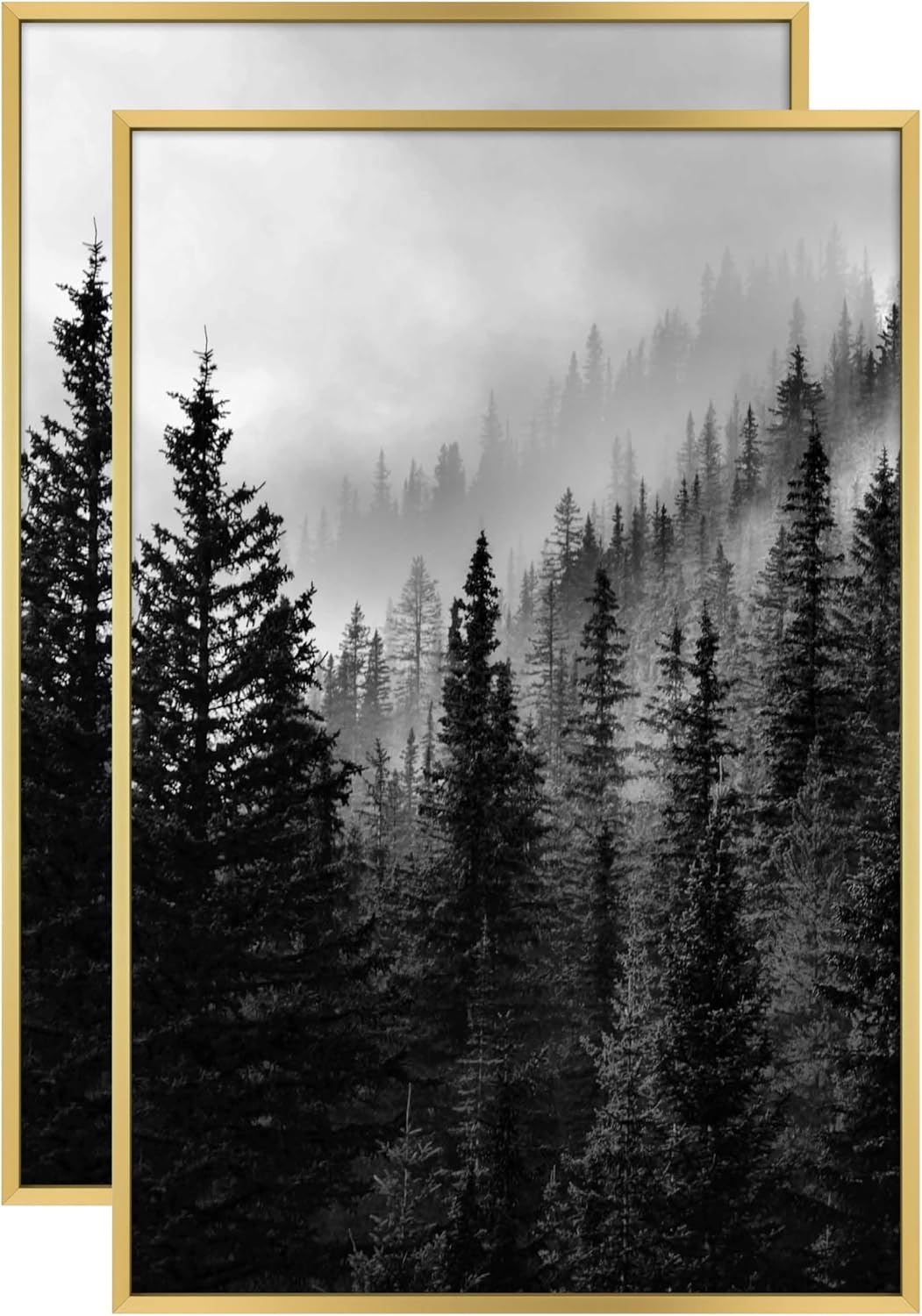 MCS Master & Co. Foundry Metal Picture Frame, 12x12 Matted to 8x8