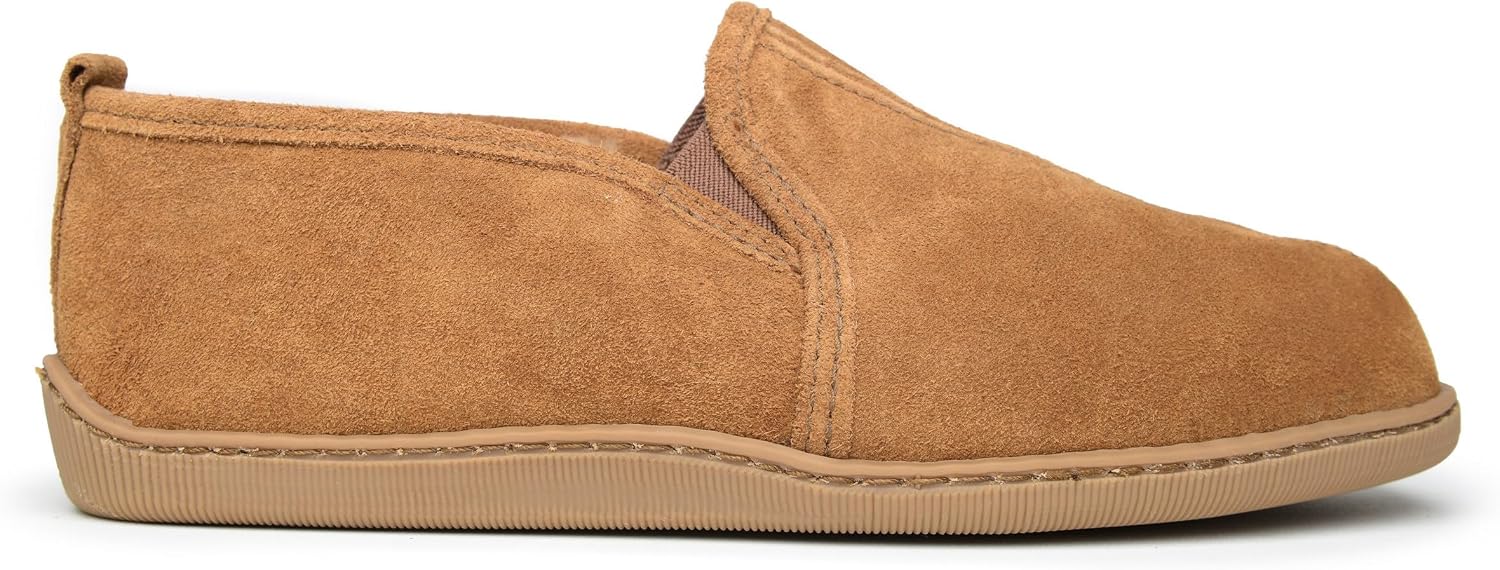 Minnetonka Men's Twin Gore Sheepskin Slippers