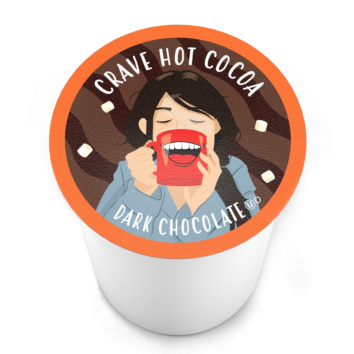 Crave Hot Chocolate Pods, Compatible with 2.0 K-Cup Brewers, Mint Chocolate, 40 Count