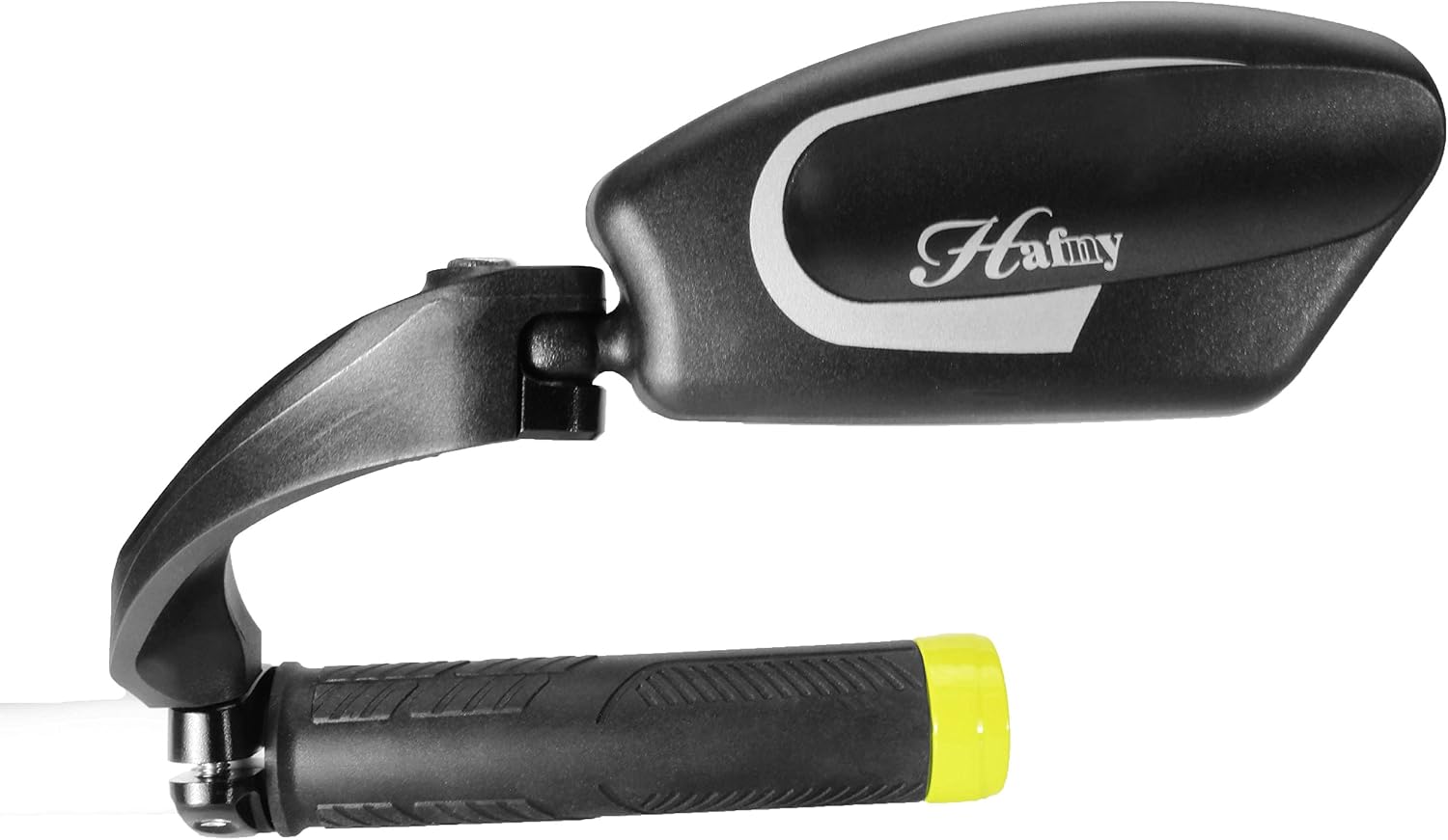 Hafny Stainless Steel Lens Handlebar Bike Mirror, Safe Rearview Mirror for Bicycle